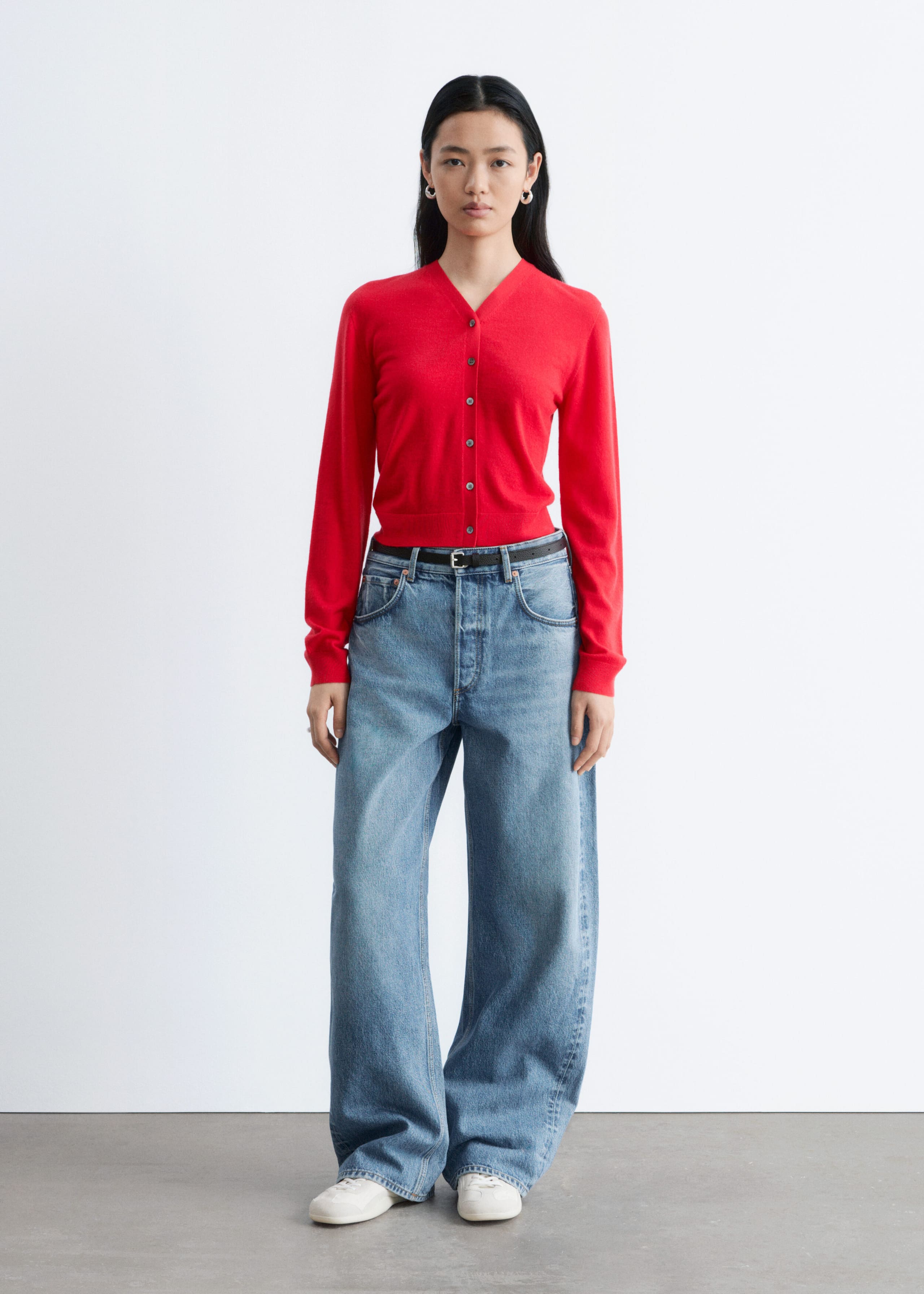 Image of Cropped Cashmere Cardigan