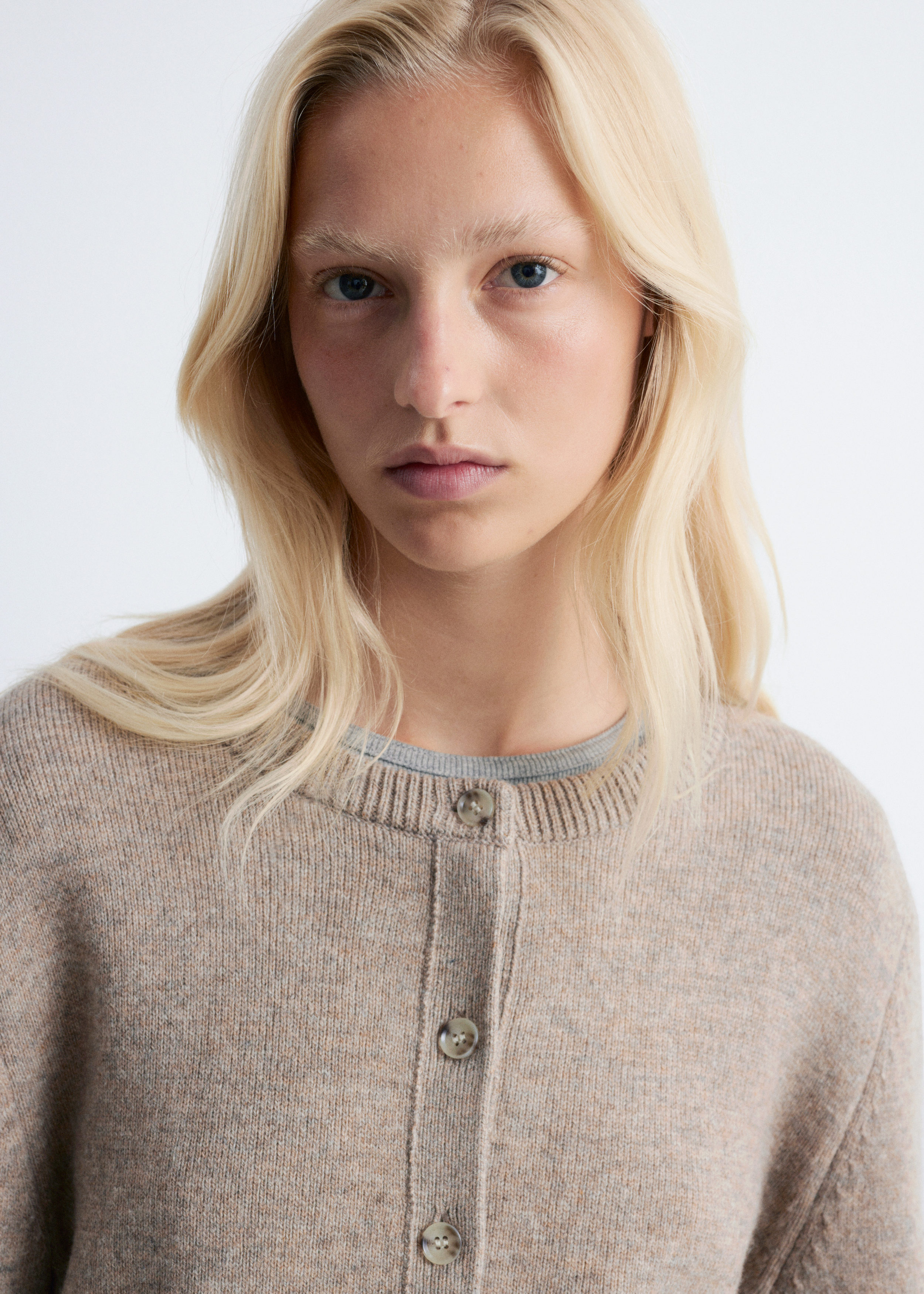 トップス Logo Jacquard Knit Top Latte Jacquard Knit Top - Beige/Black - Sweaters - & Other Stories US