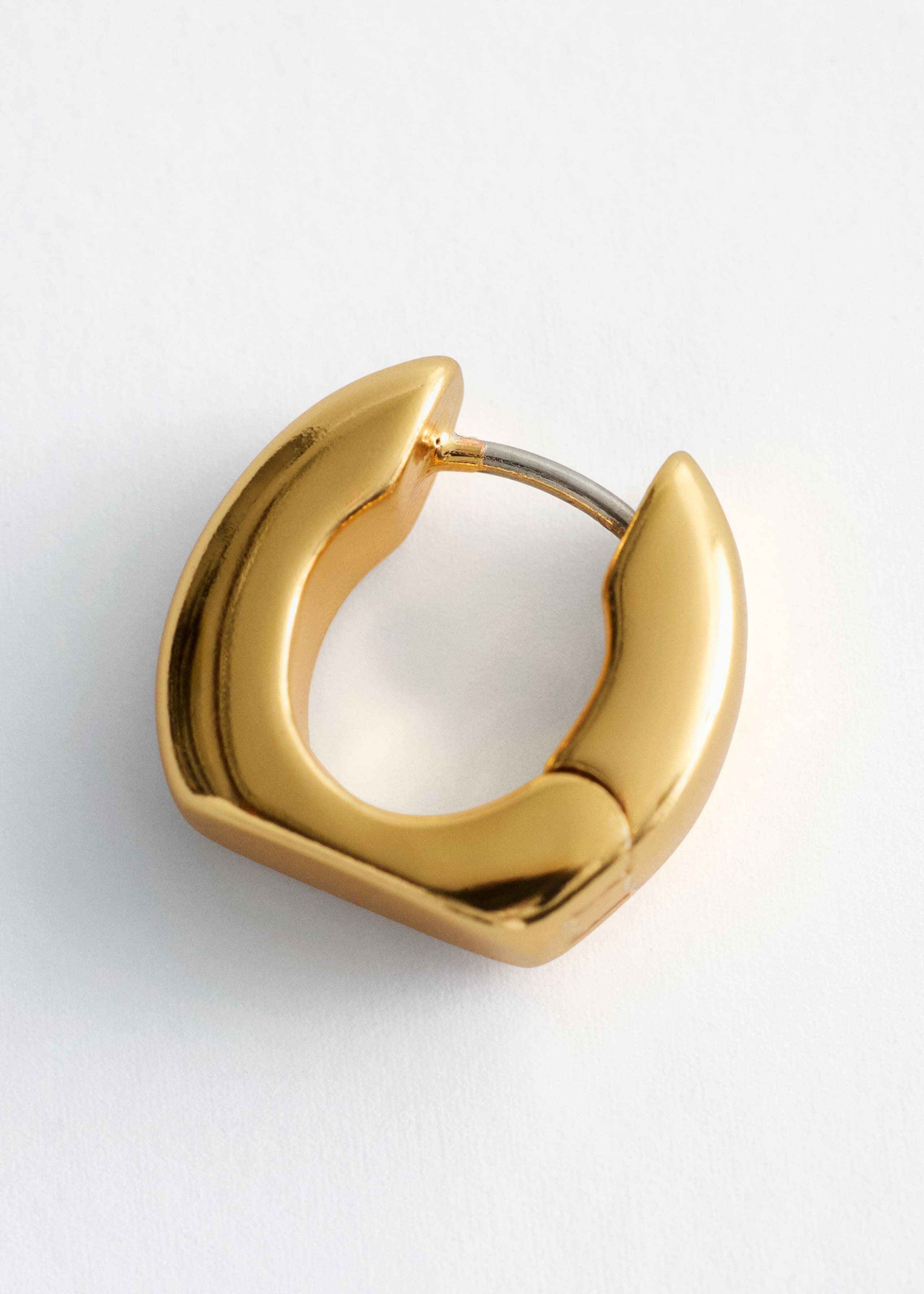 Masywne kolczyki koła – Srebrny – Martwa natura