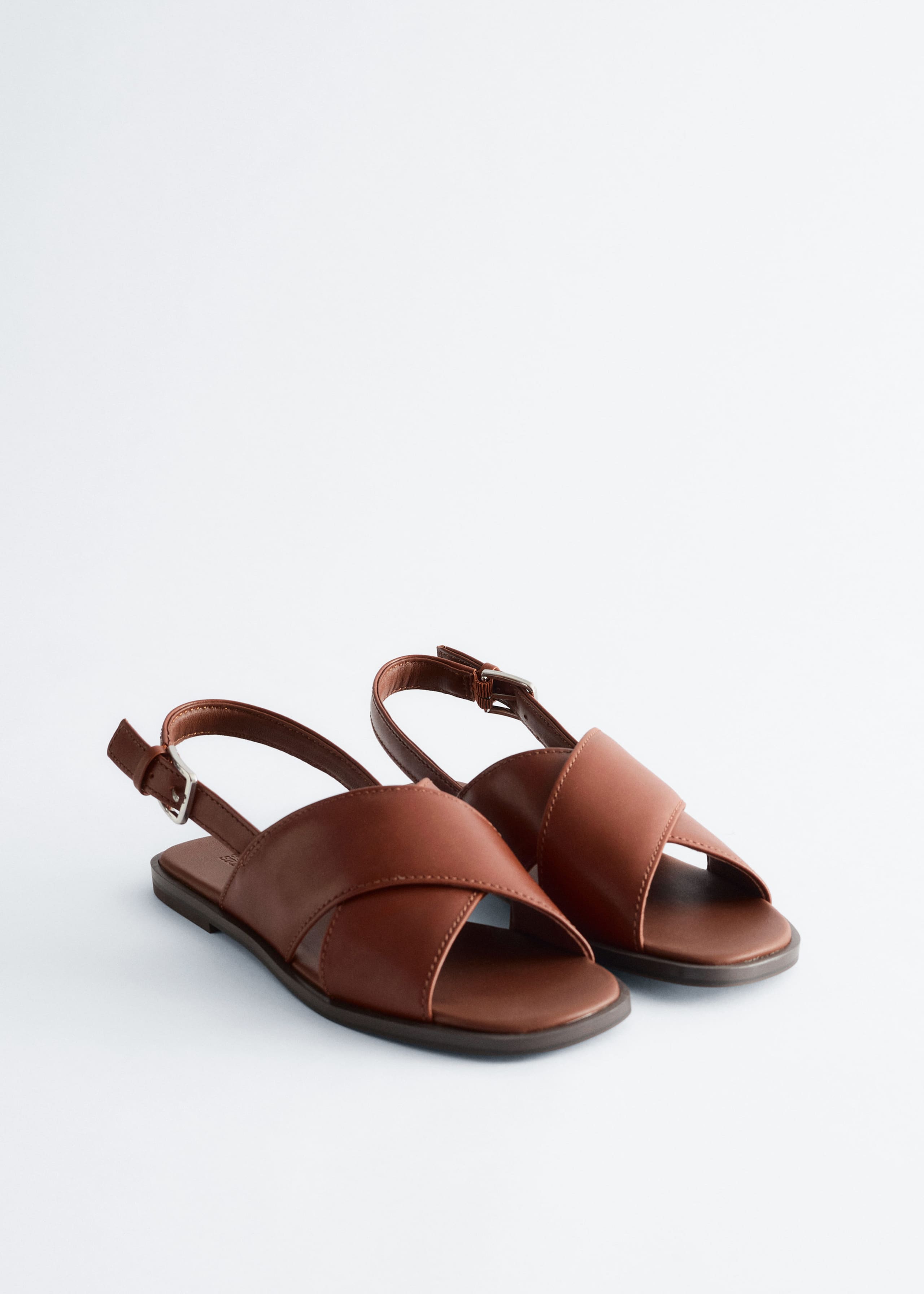 Image of Crossover Leather Sandals