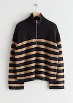 Beige/Black Stripes