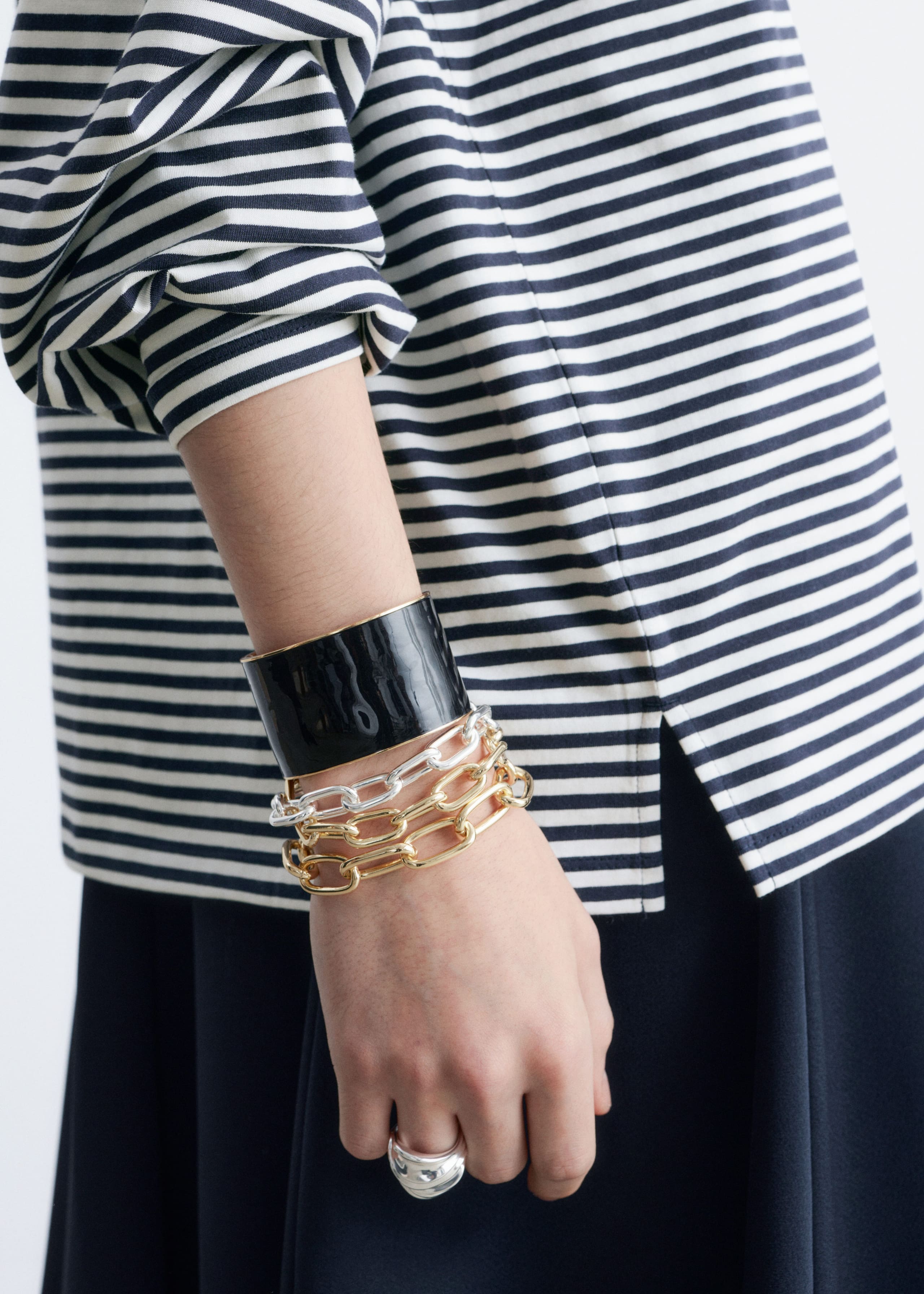 Image of Maglia in jersey a maniche lunghe