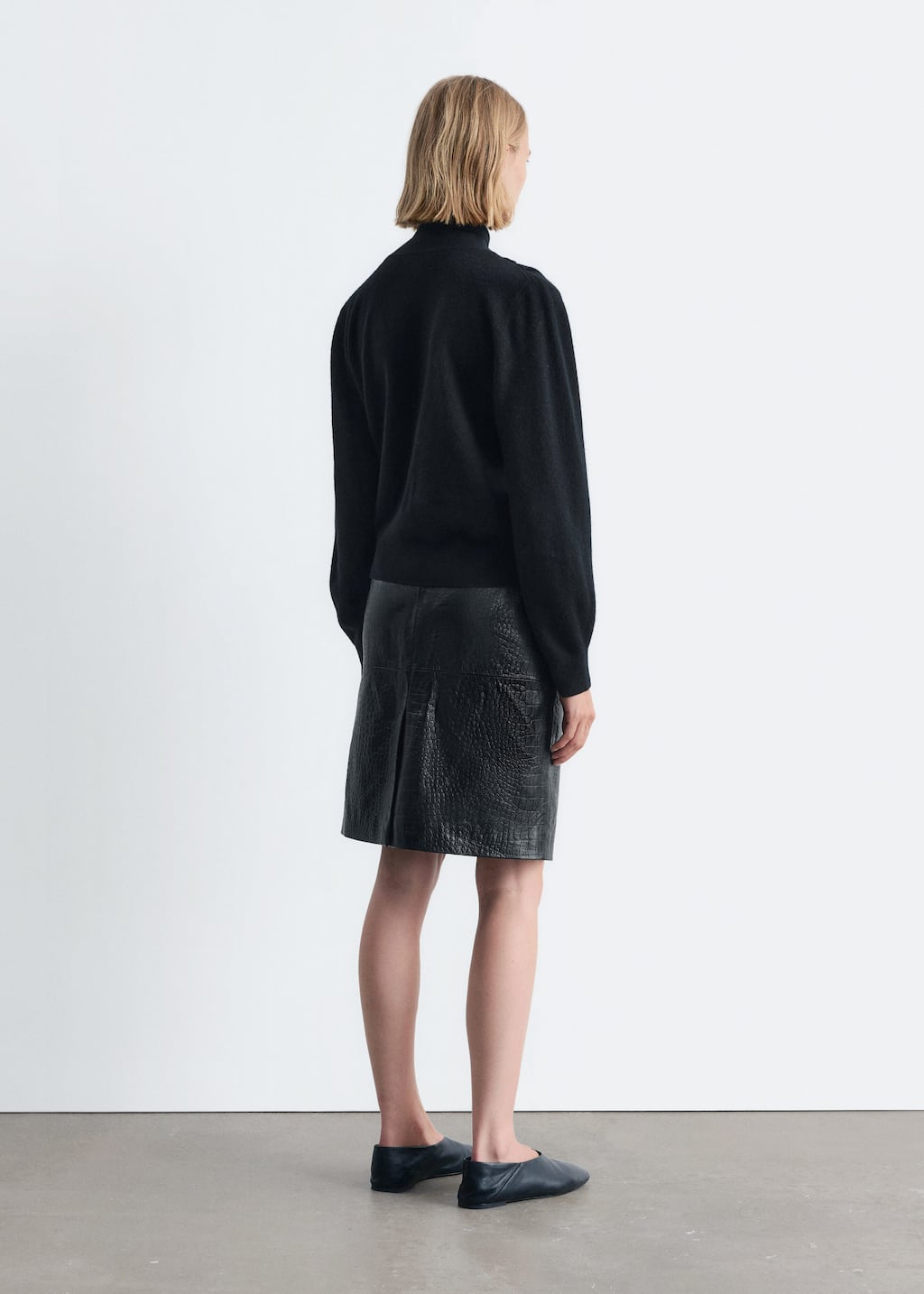 Image of Merino Tie-Neck Jumper