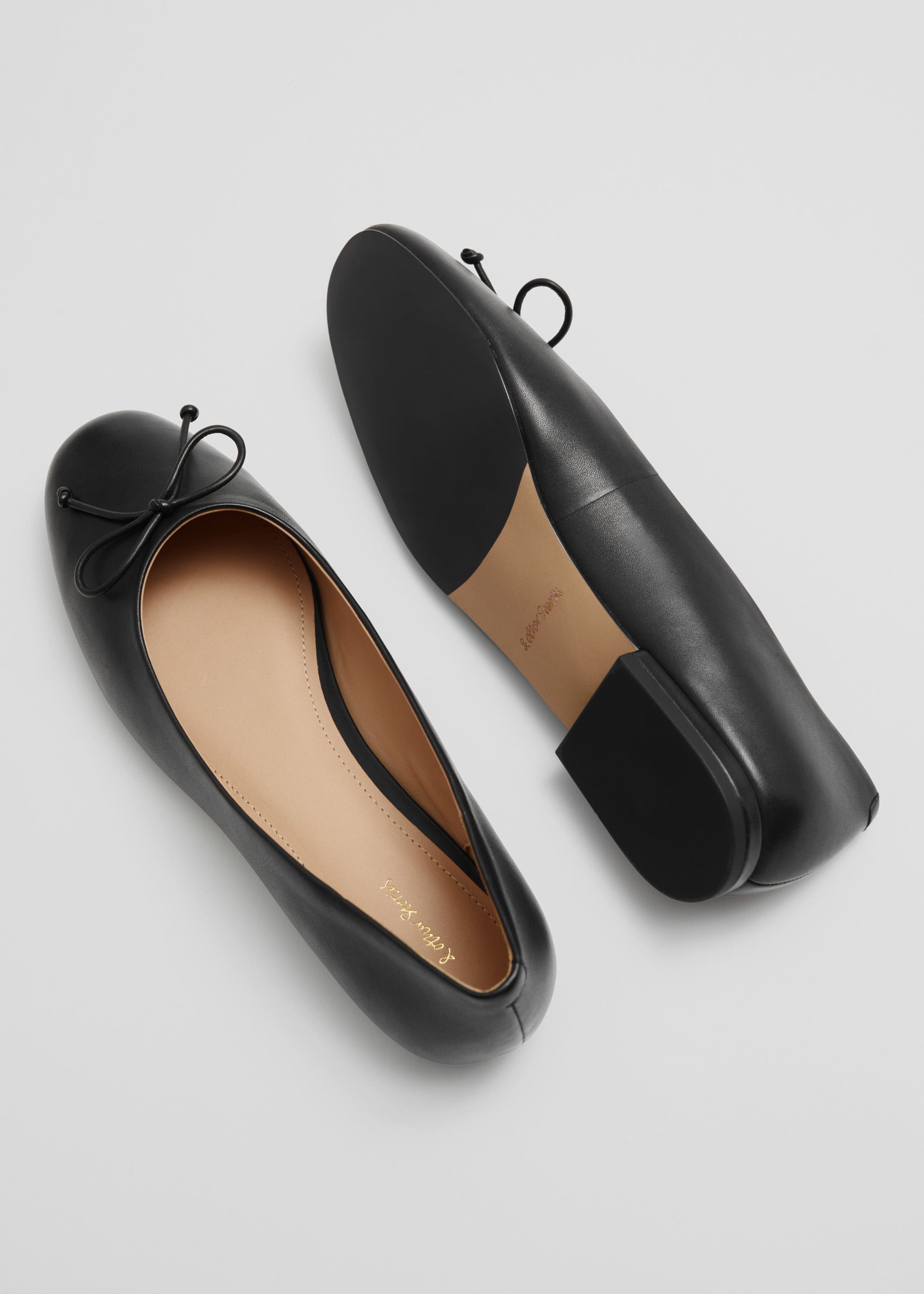 Leather Ballet Flats - {{variantName}} - Descriptive Detail