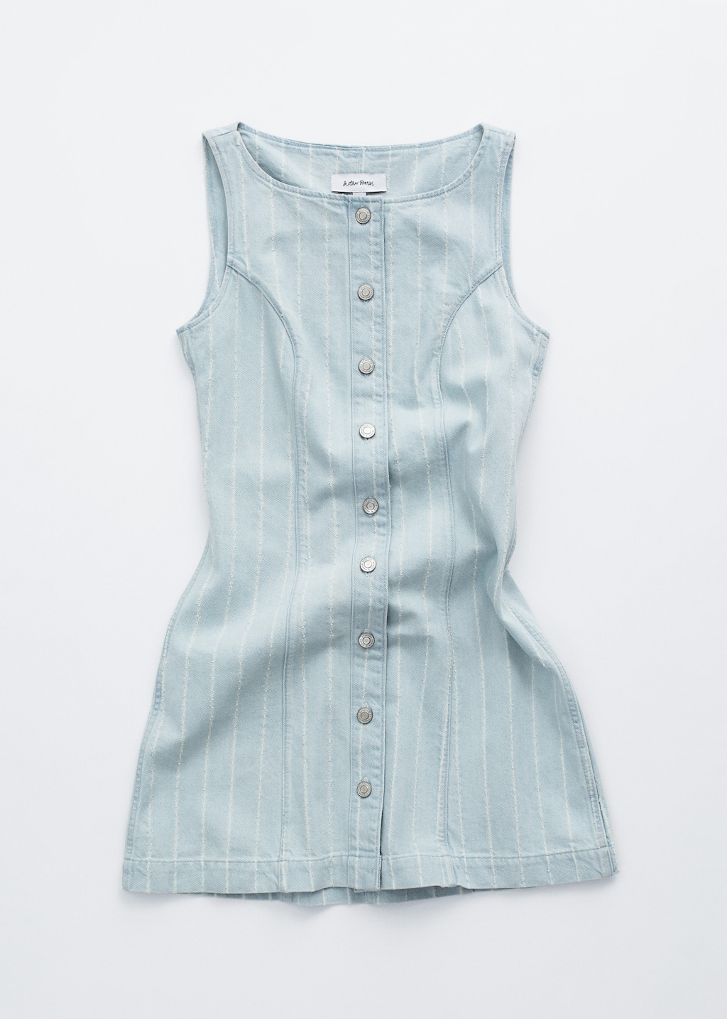 Image of A-Line Denim Mini Dress
