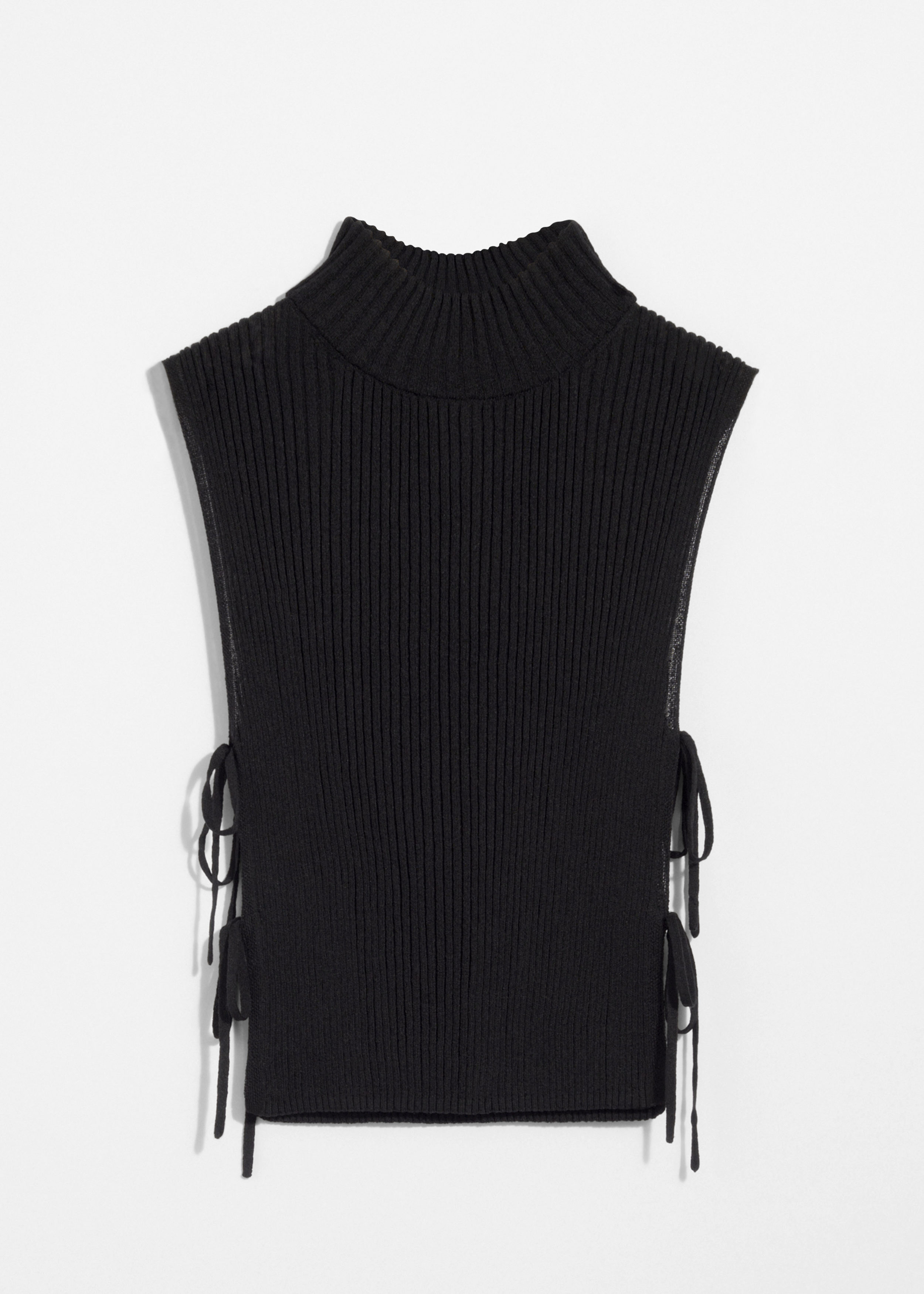 Knitted Mohair-Blend V-Neck Vest - Burgundy - & Other Stories GG