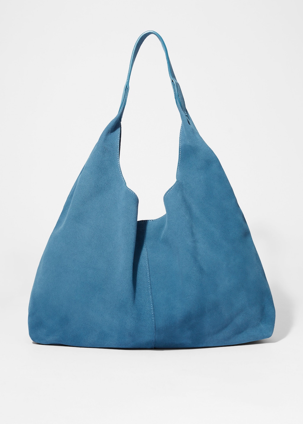Bolso tipo tote grande de ante