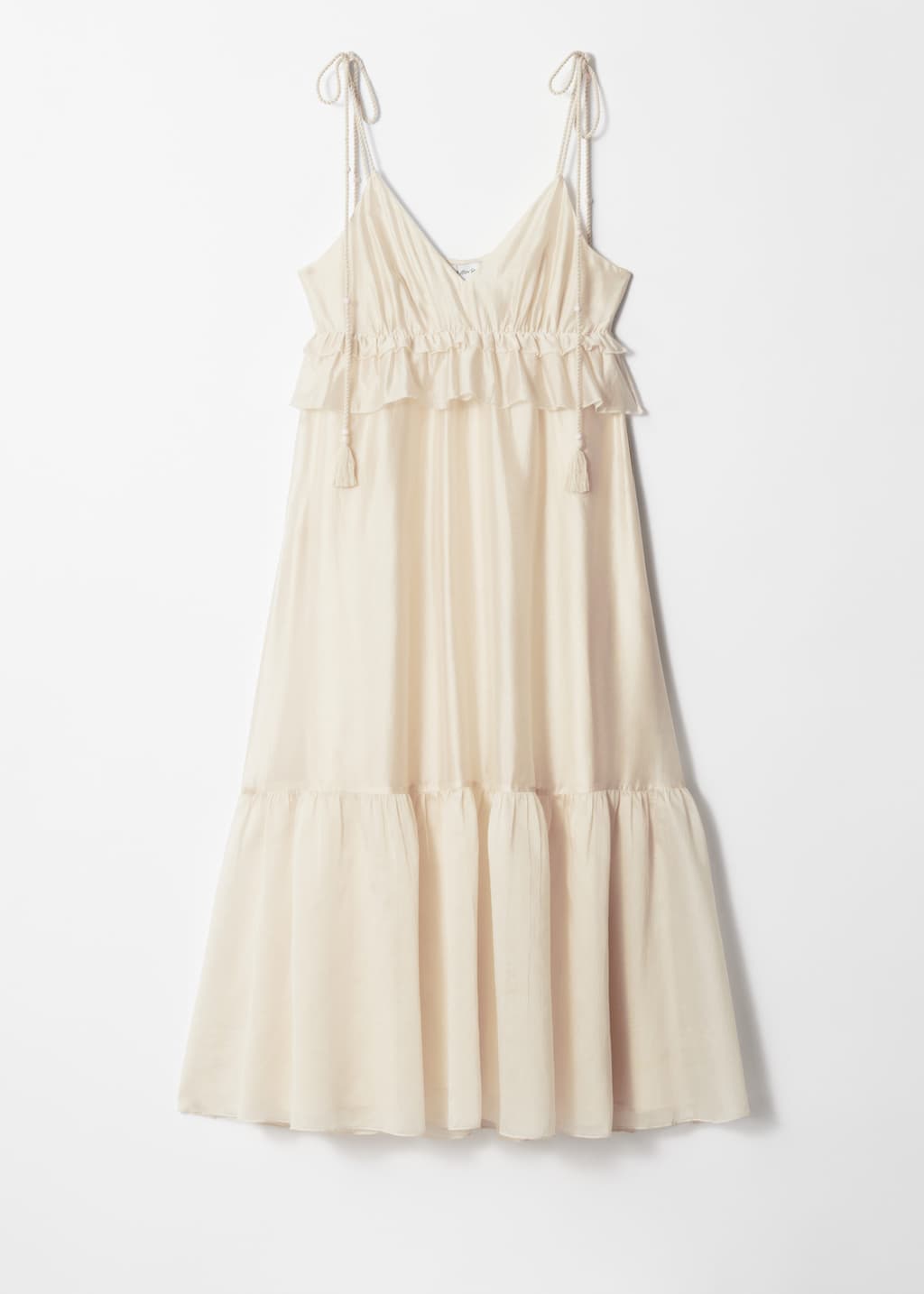 Image of Robe midi à bretelles
