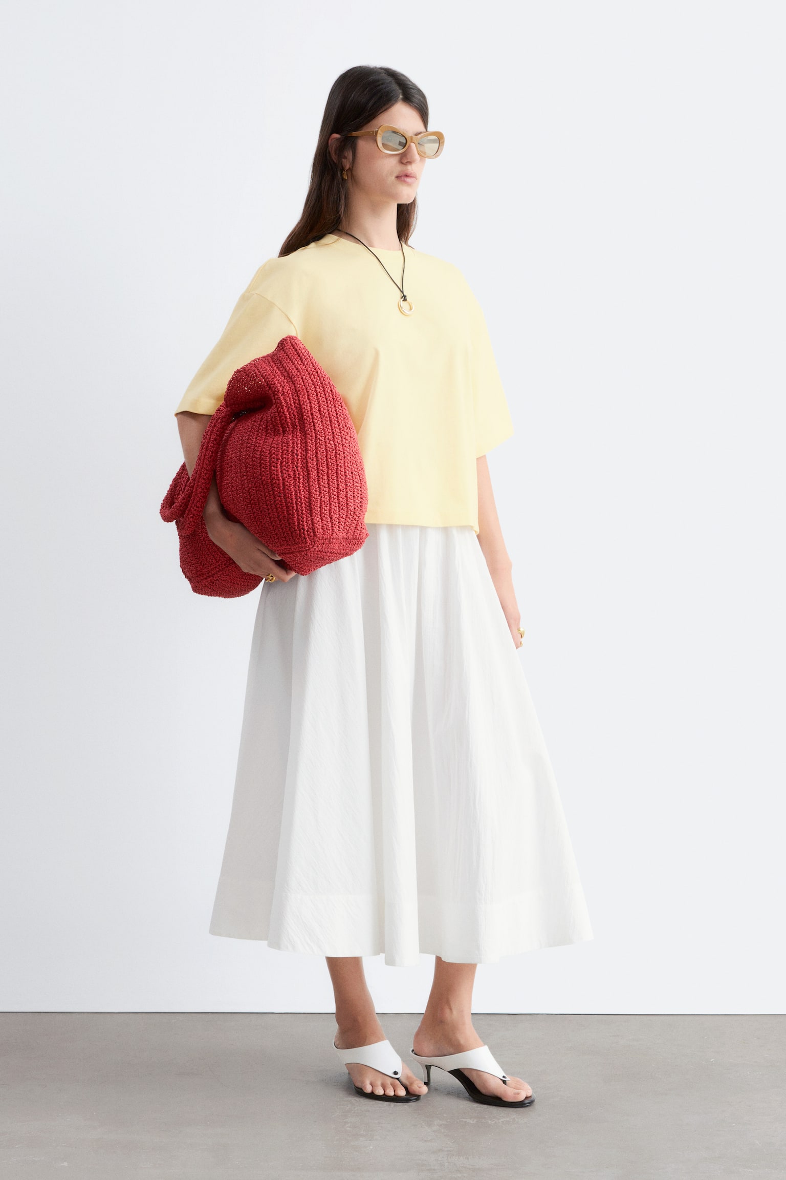 Kastenförmiges T-Shirt - 5