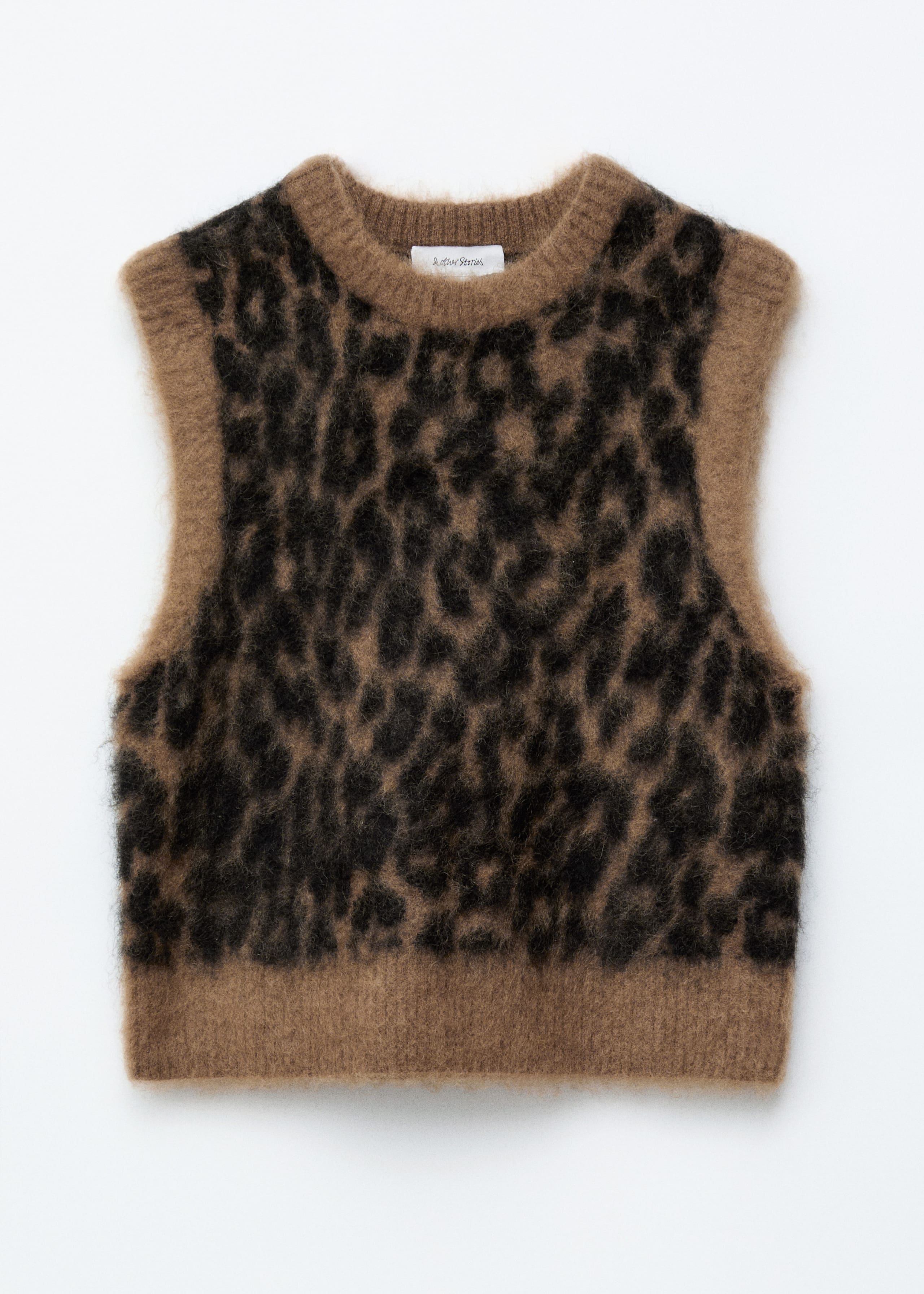 Image of Brushed Mohair-Blend Vest