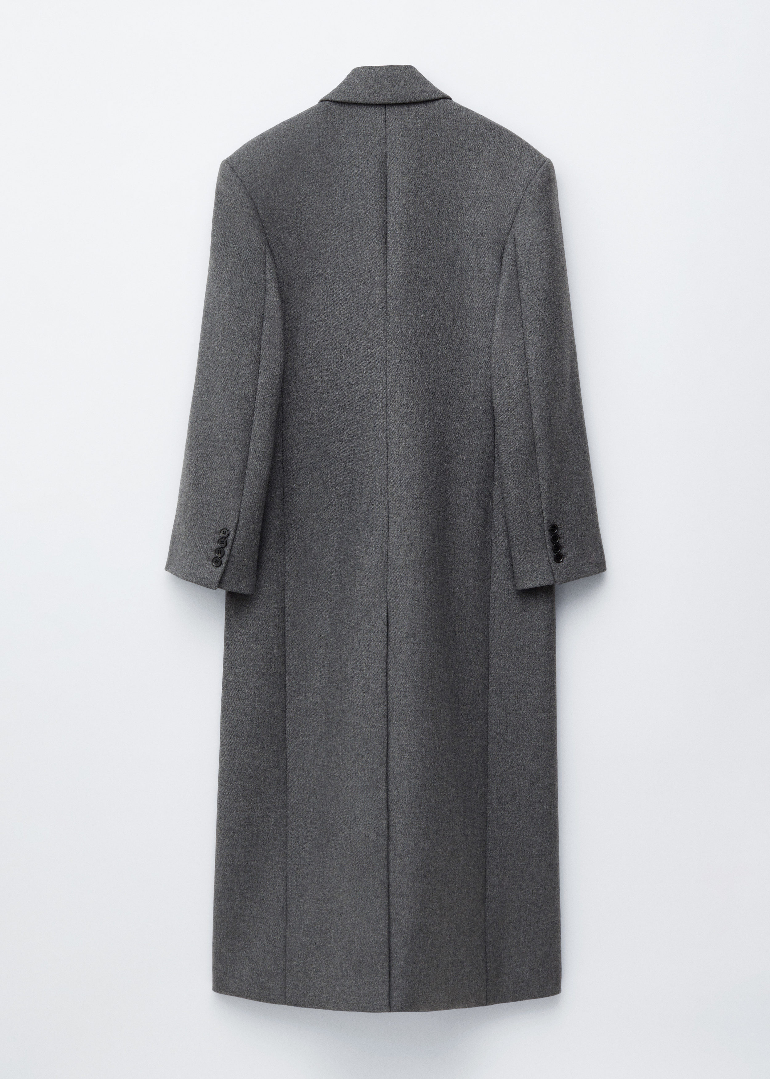 Long Wool Coat - Grey Melange - Coats - & Other Stories US