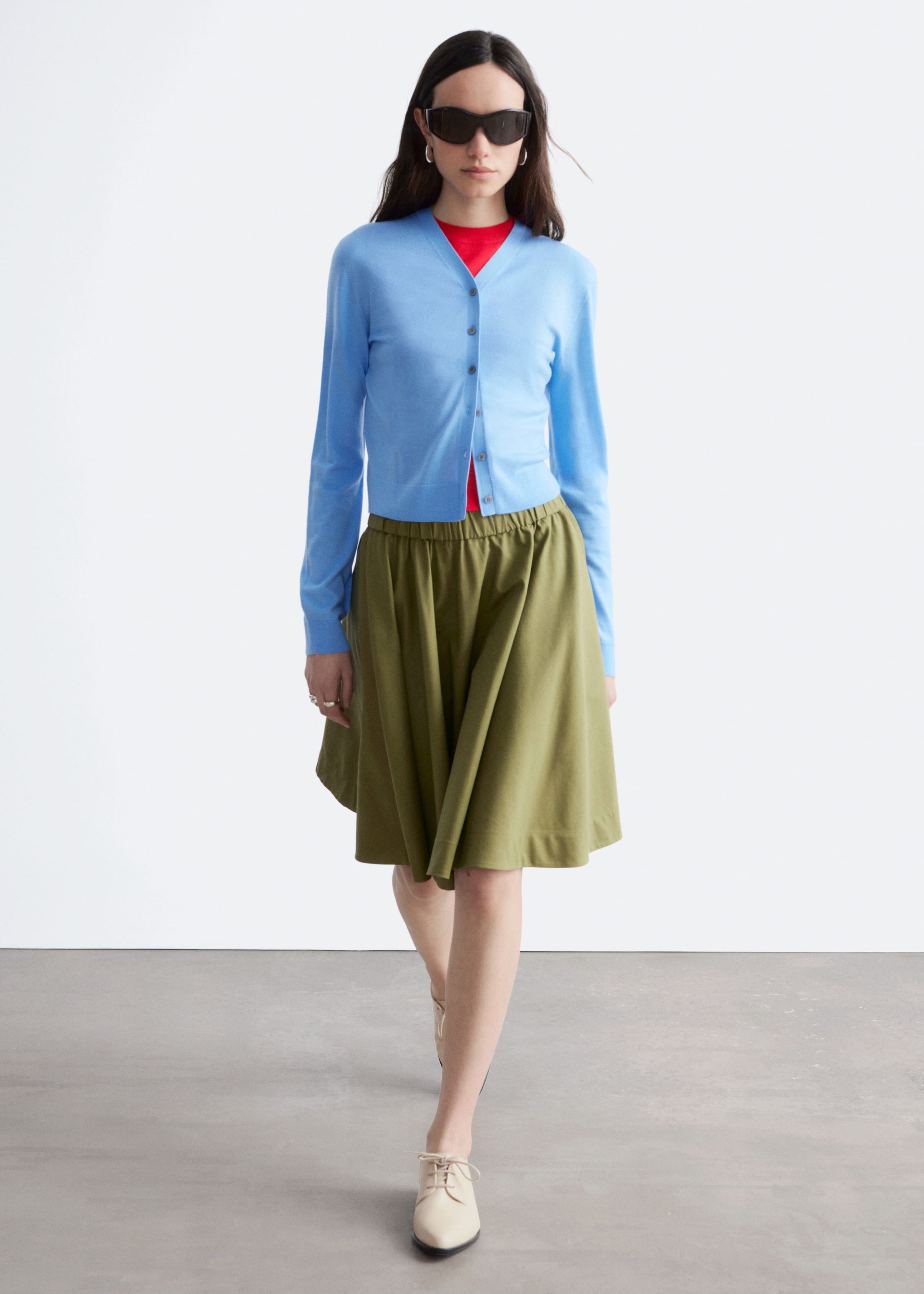 Image of Cropped Cashmere Cardigan