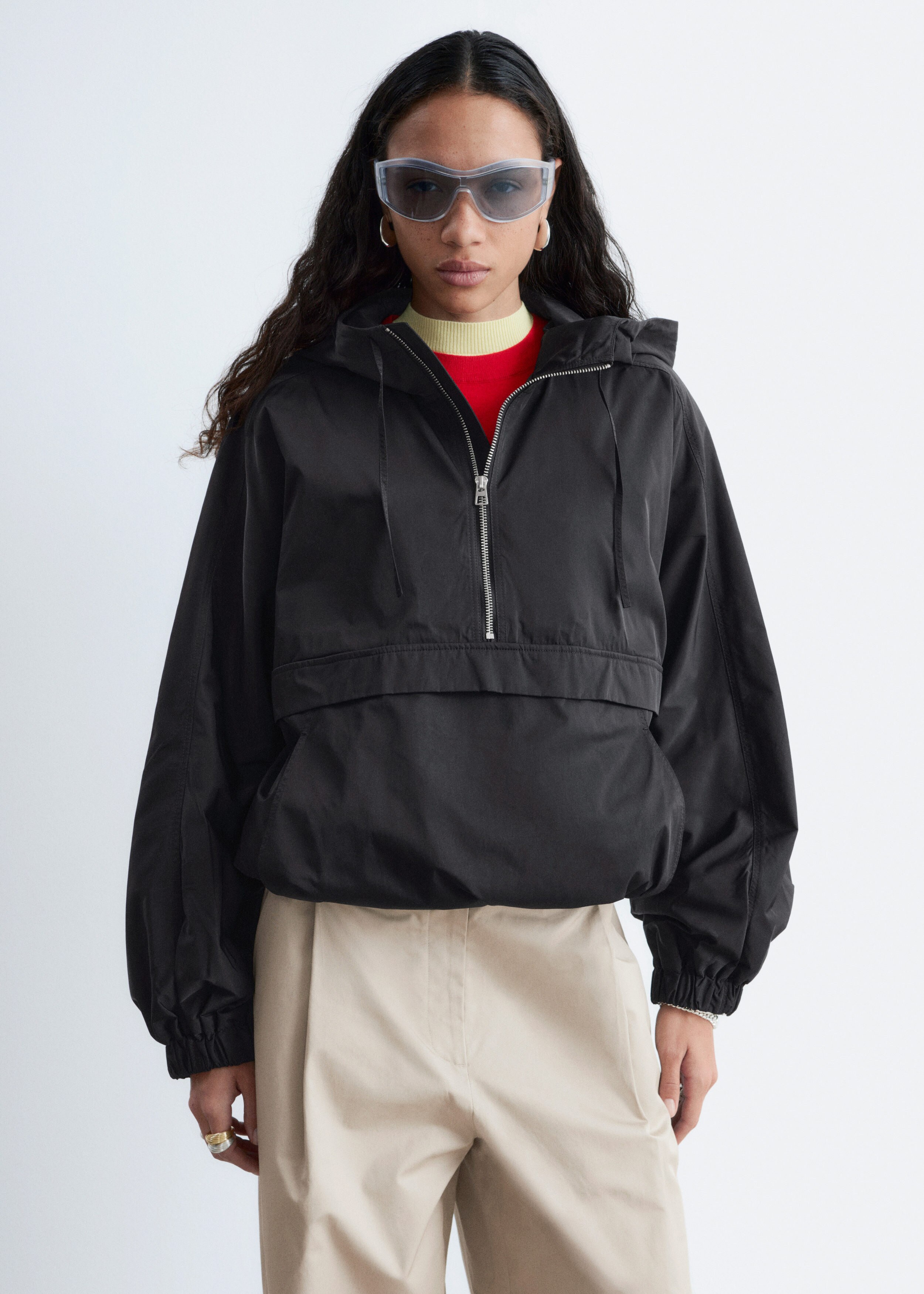 Hooded Anorak - Black - Jackets - & Other Stories US