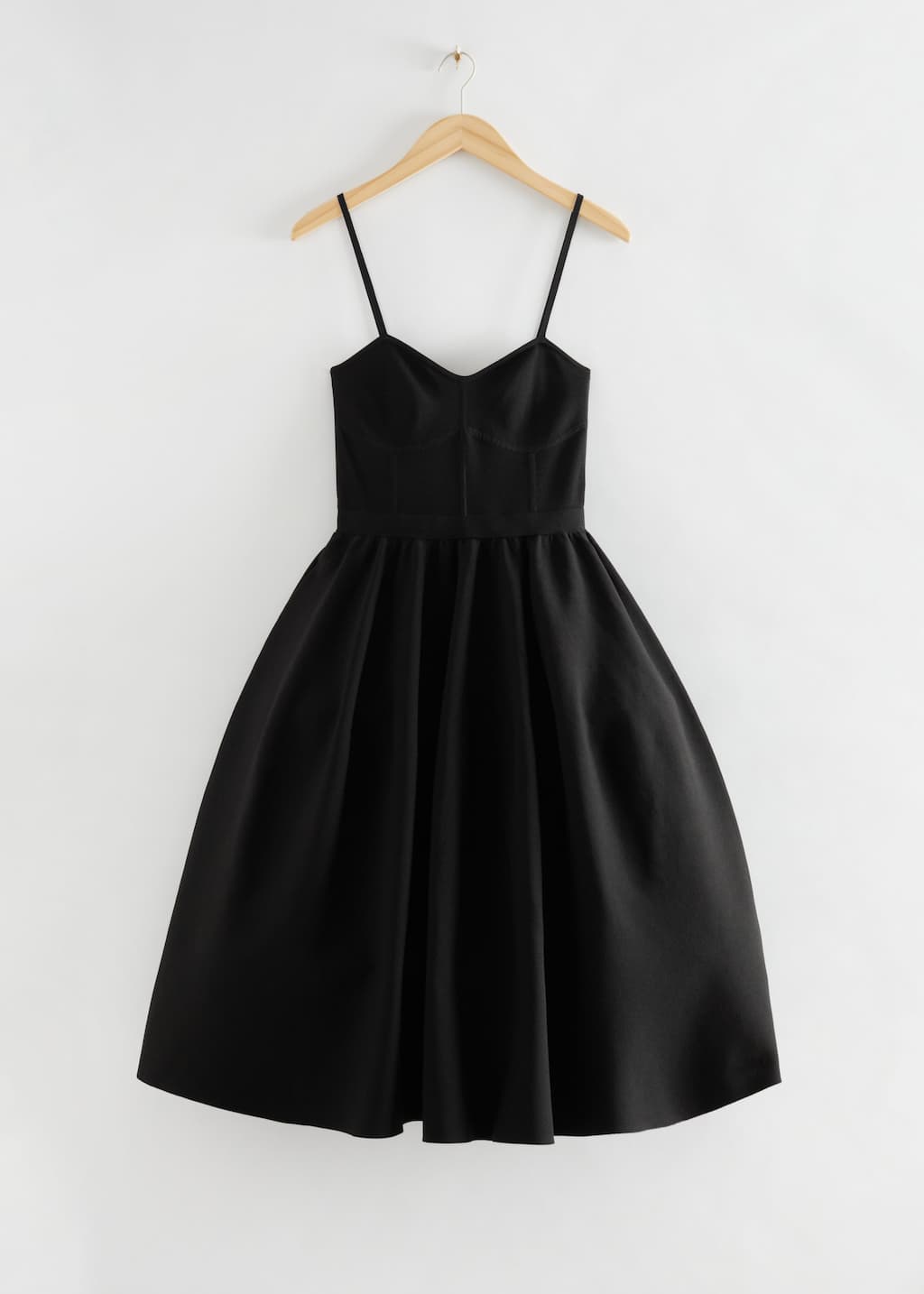 FullSkirtCorsetDress - Black - Bodegón