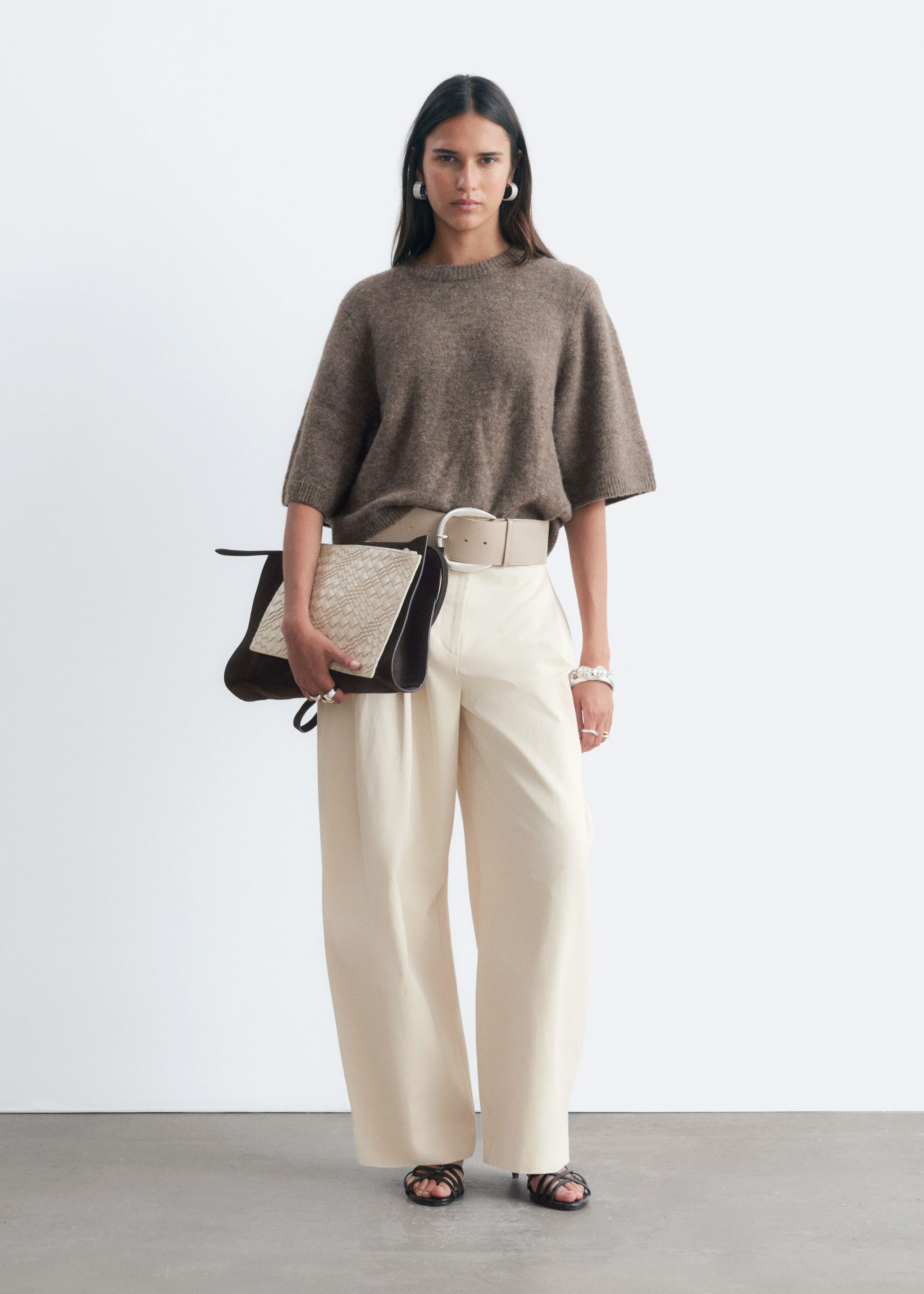 Alpaca-Blend Knitted T-Shirt - Chartreuse - Lookbook