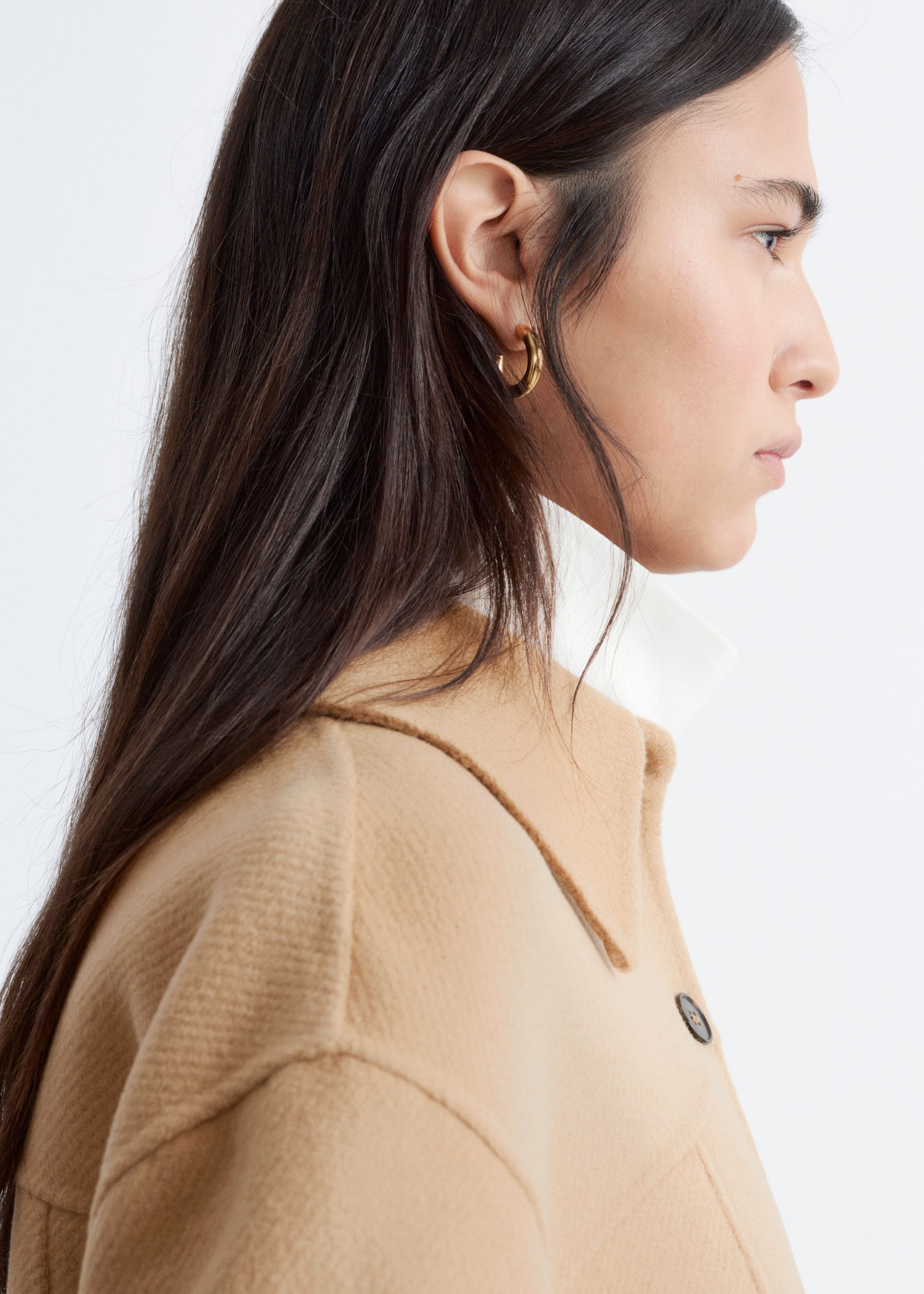 Image of Tapered Wool Jacket