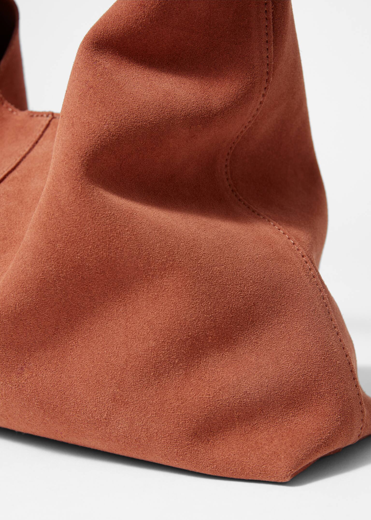 Klasszikus velúrtáska - Rozsda/Yellow - 5