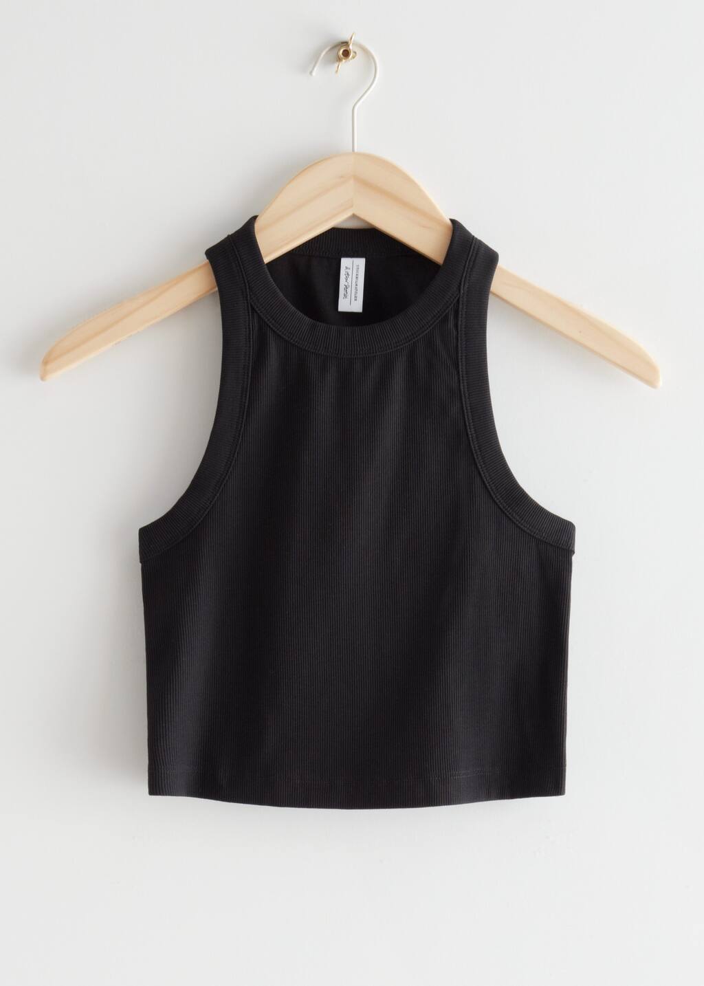CroppedTankTop - White/Brown - Bodegón
