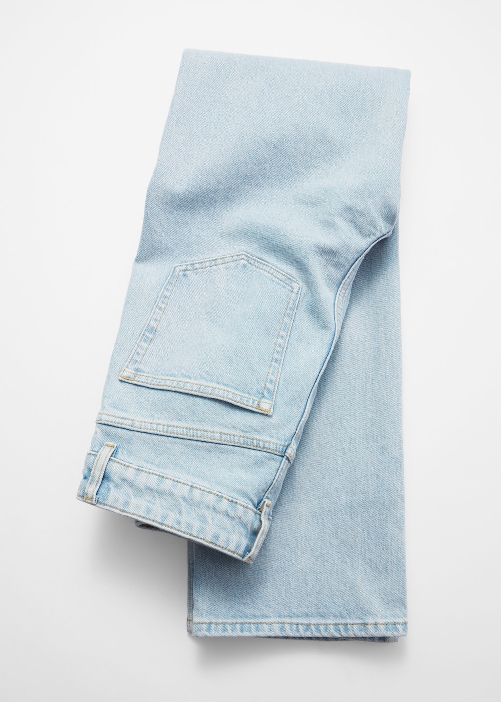 Image of High-Waist Straight-Leg Jeans