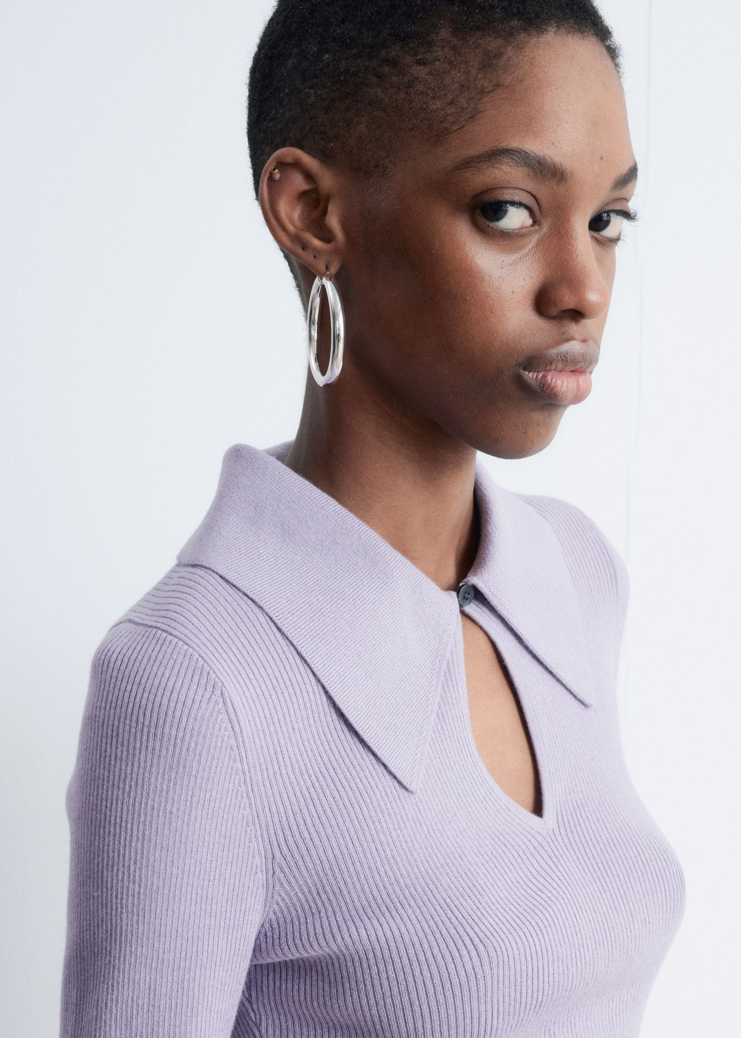 Image of Keyhole Collar Top