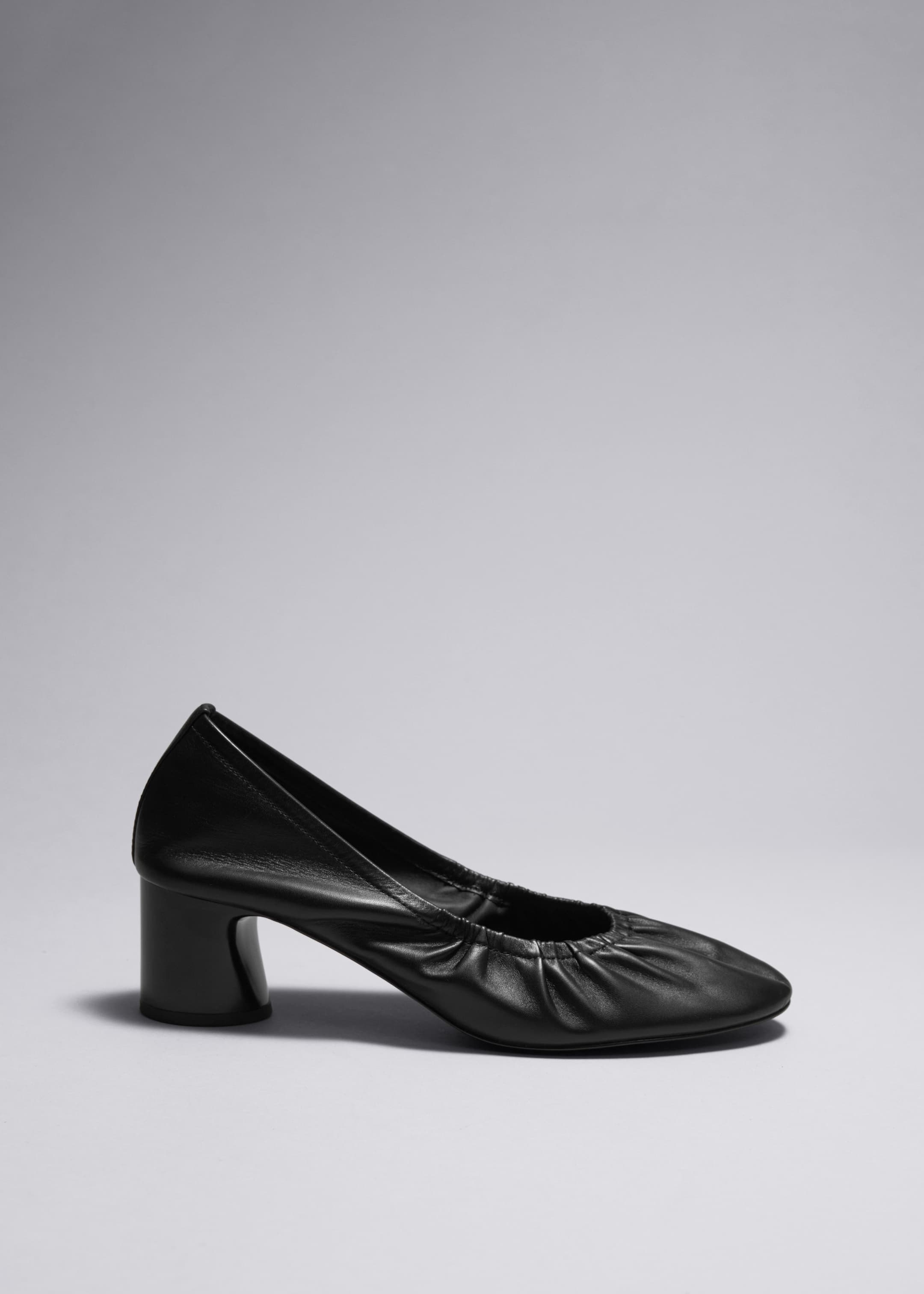 Se større billede: Bløde pumps med blokhæl - Sort - DAME | H&M DK 1