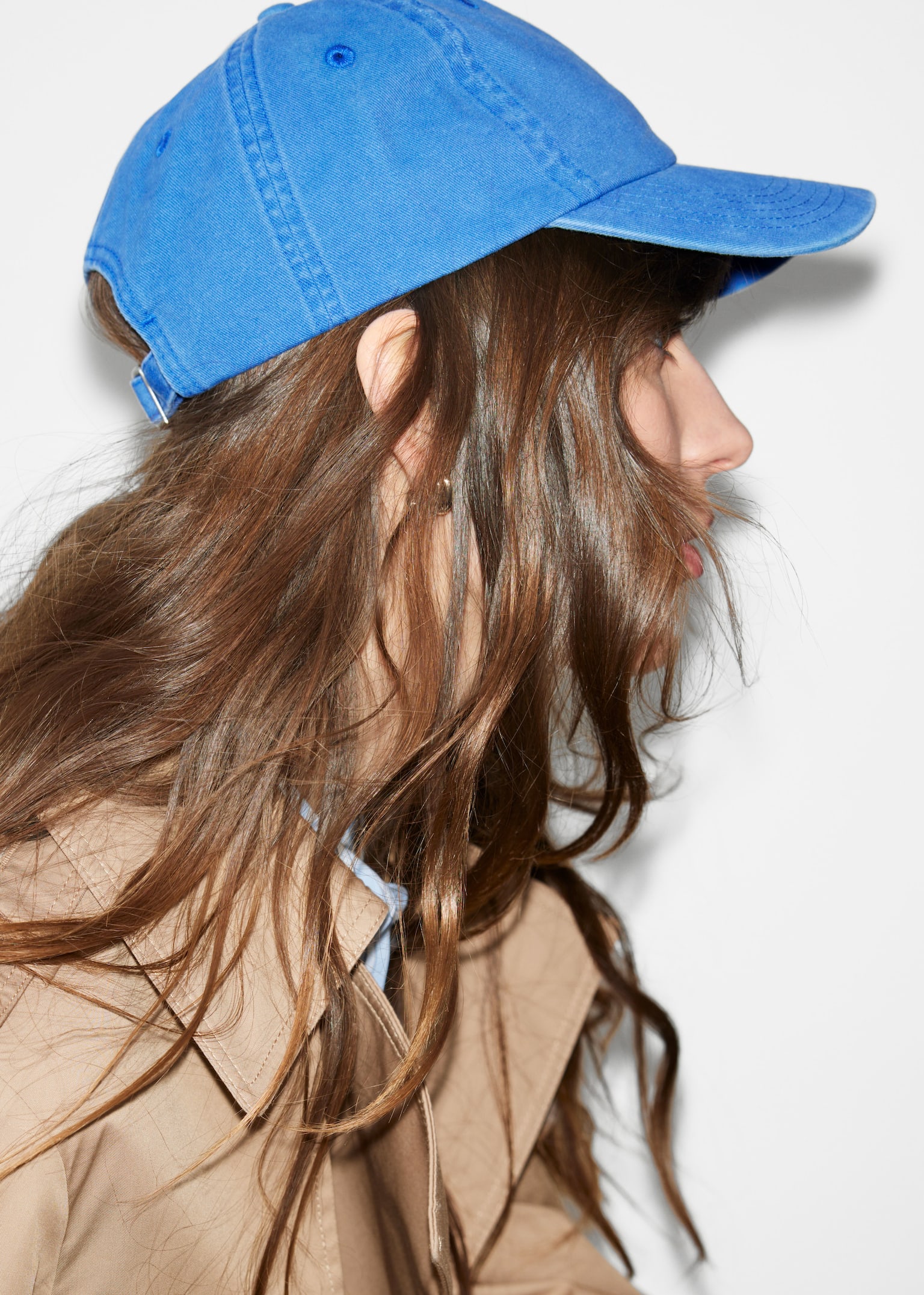 Casquette délavée - Bleu/Rose/Rouge