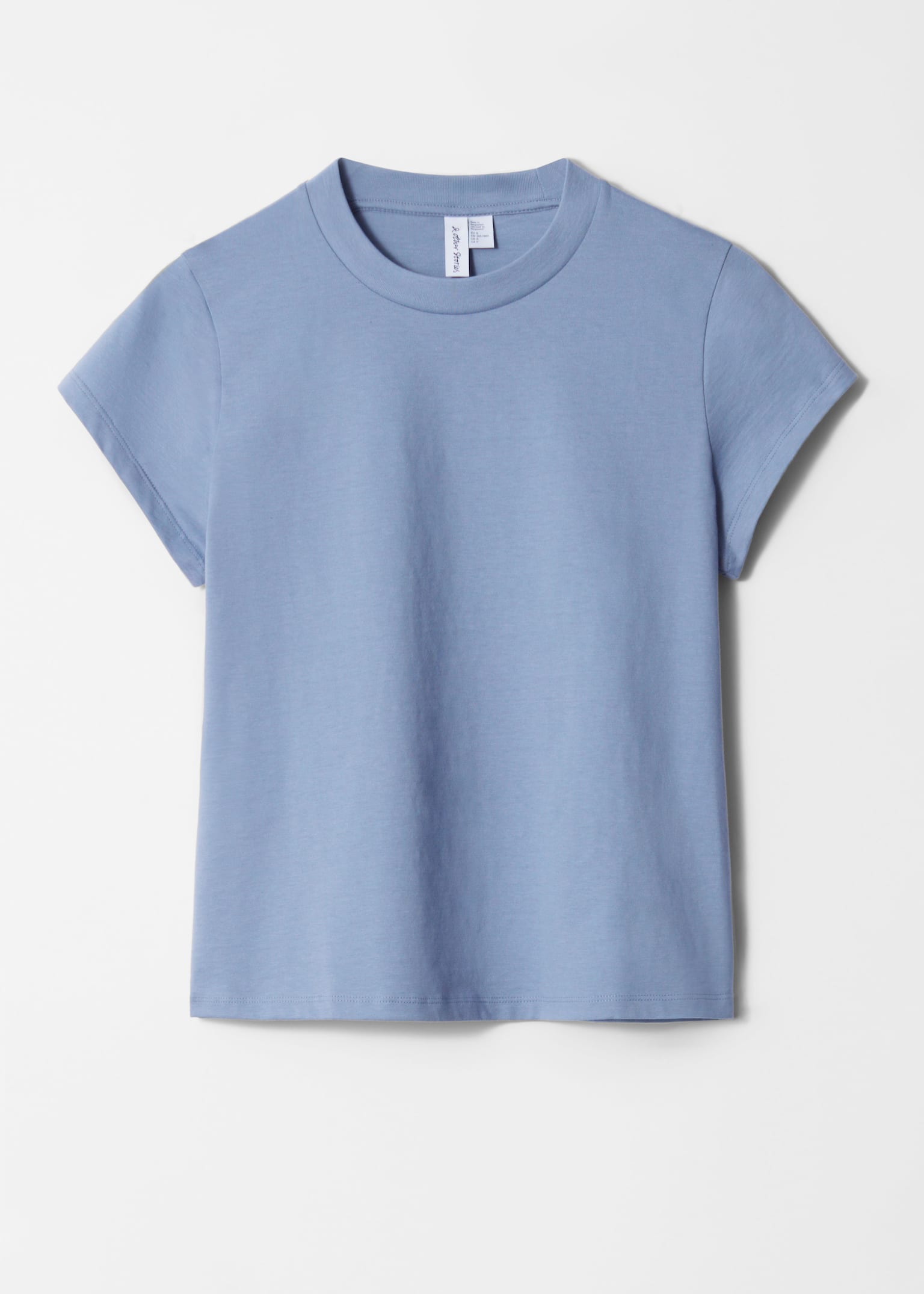 T-Shirt mit Rundhalsausschnitt - Taubenblau - 2