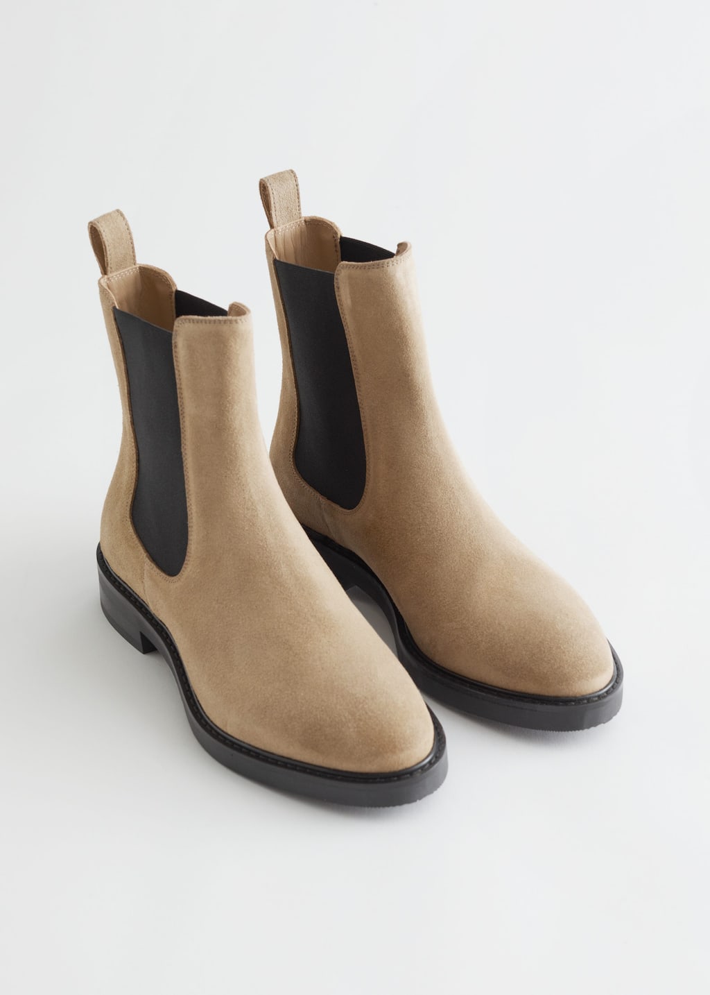 Leather Chelsea Boots - Black - Bodegón