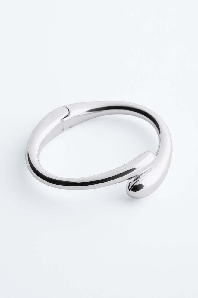 Bracelet manchette - Argenté - 1