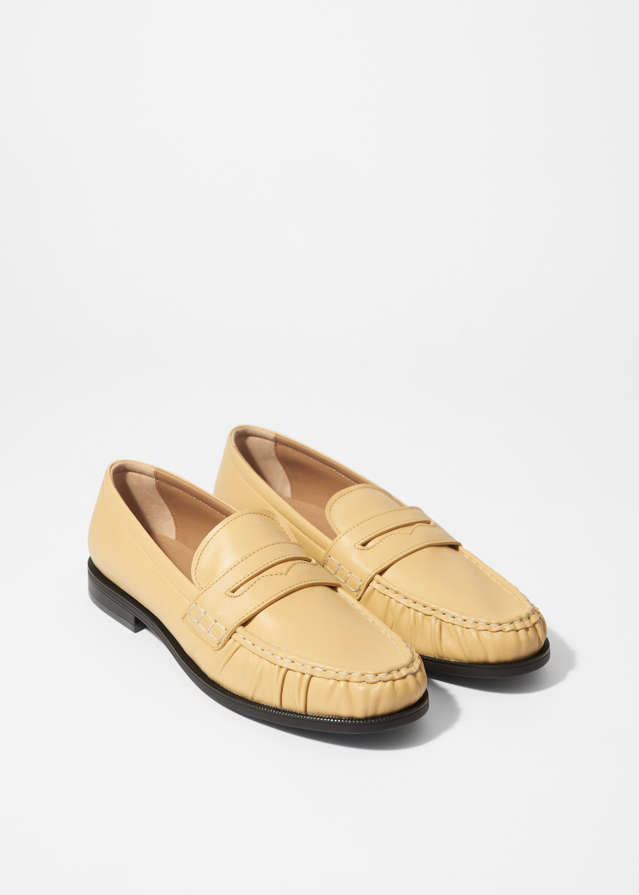 Grotere afbeelding bekijken: Penny Loafers - Lichtgeel - DAMES | H&M BE 4