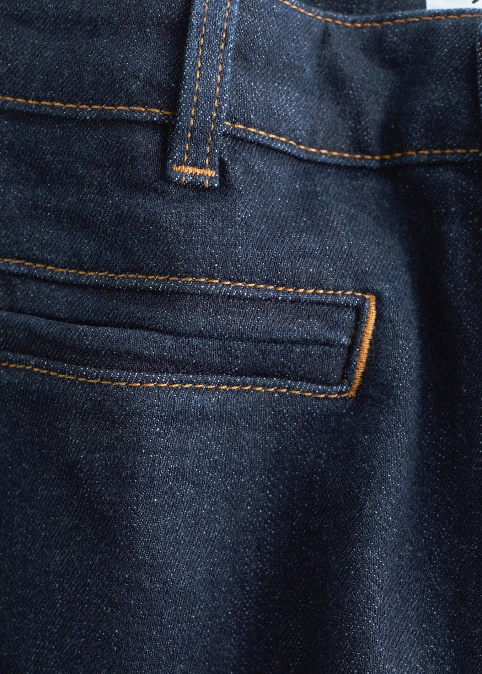 Regular Wide-Leg Jeans - Dark Blue/Mid Blue Wash - 5