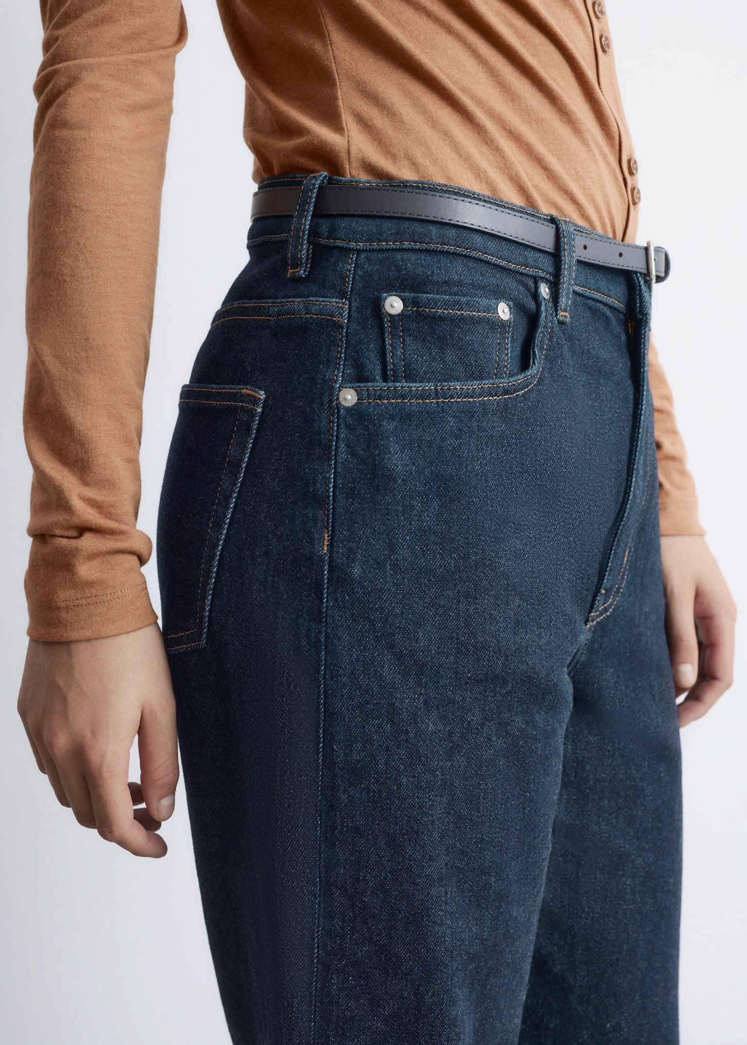 Wide-Leg Jeans - Dark Blue/Dark Red/Blue/Mid Blue Wash/Light blue/Medium Blue/Black/Dark Brown/Grey - 6
