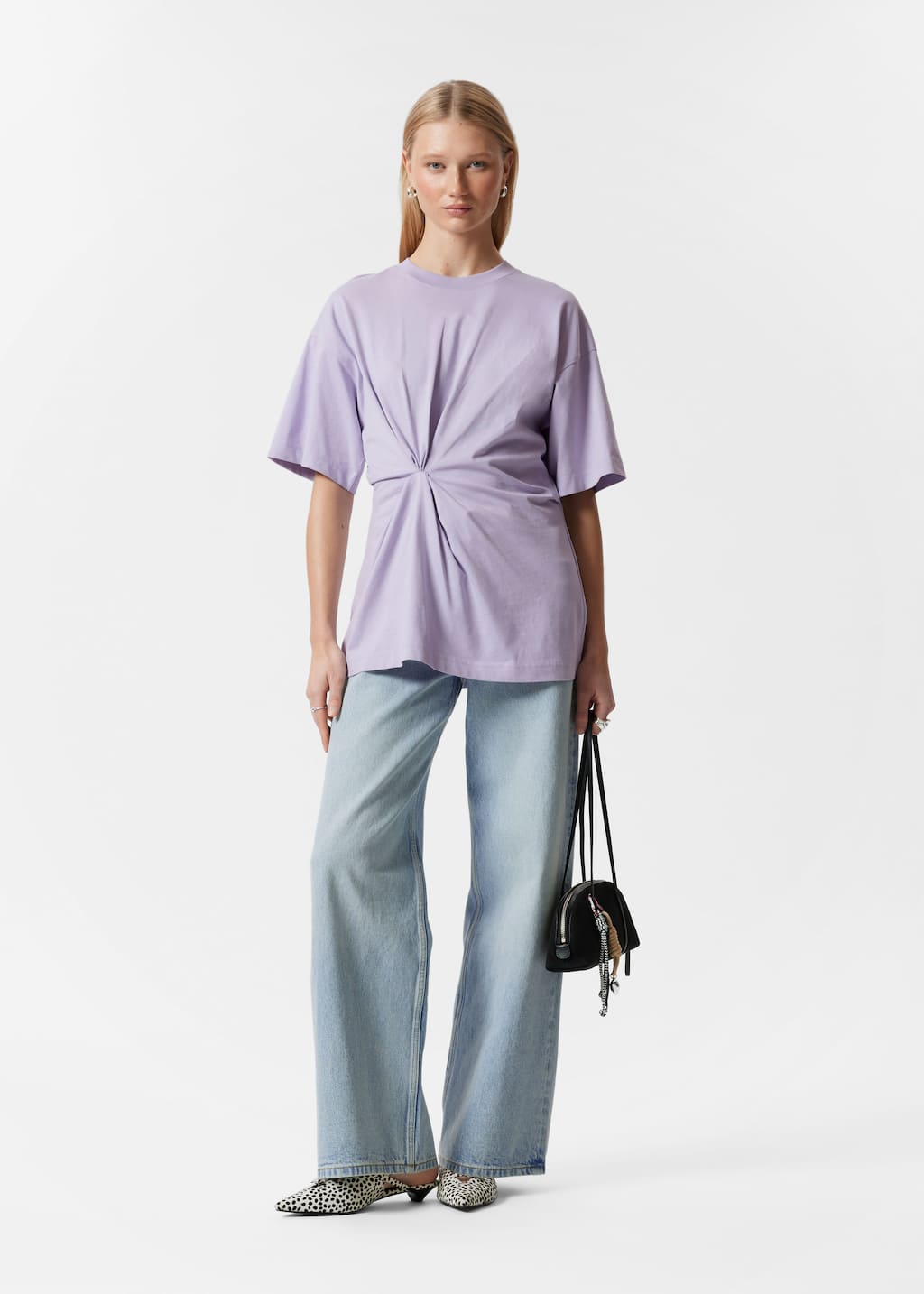 Image of Knot-Detail T-Shirt