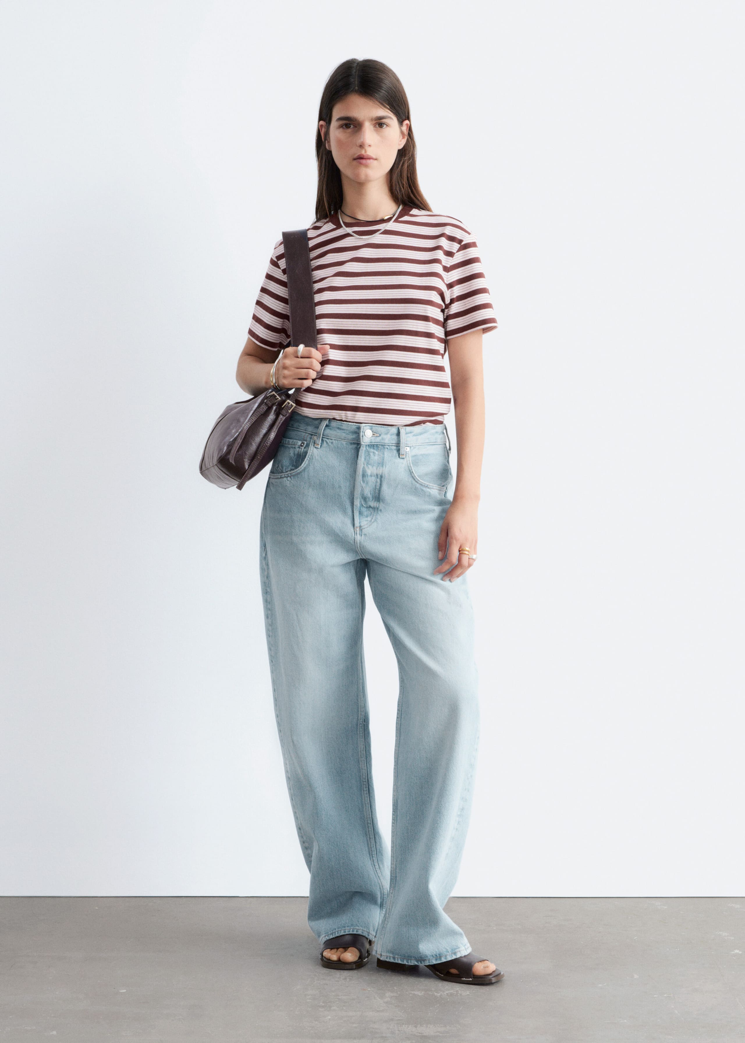 Image of Cotton Crew-Neck T-Shirt