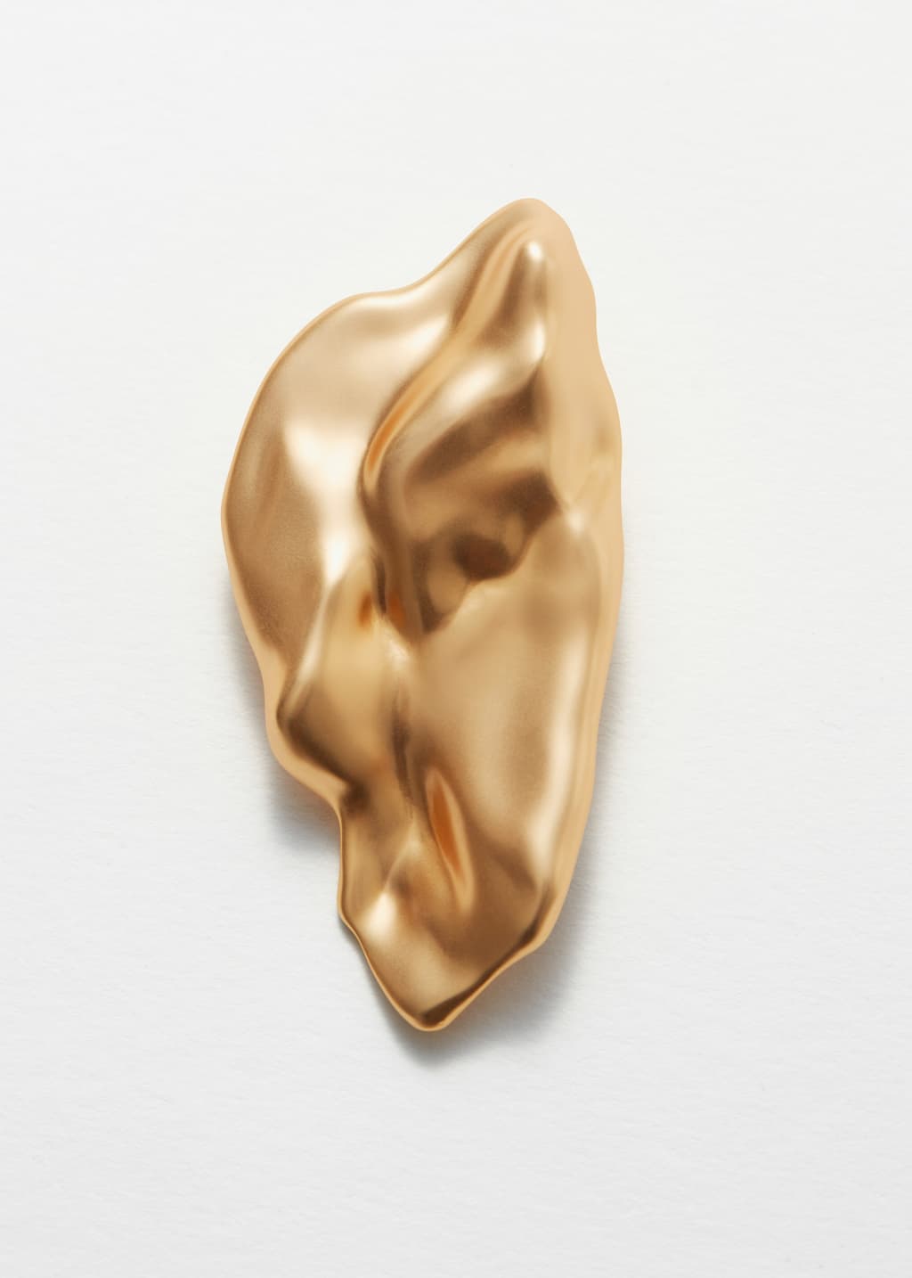 Oversized Irregular-Disc Earrings