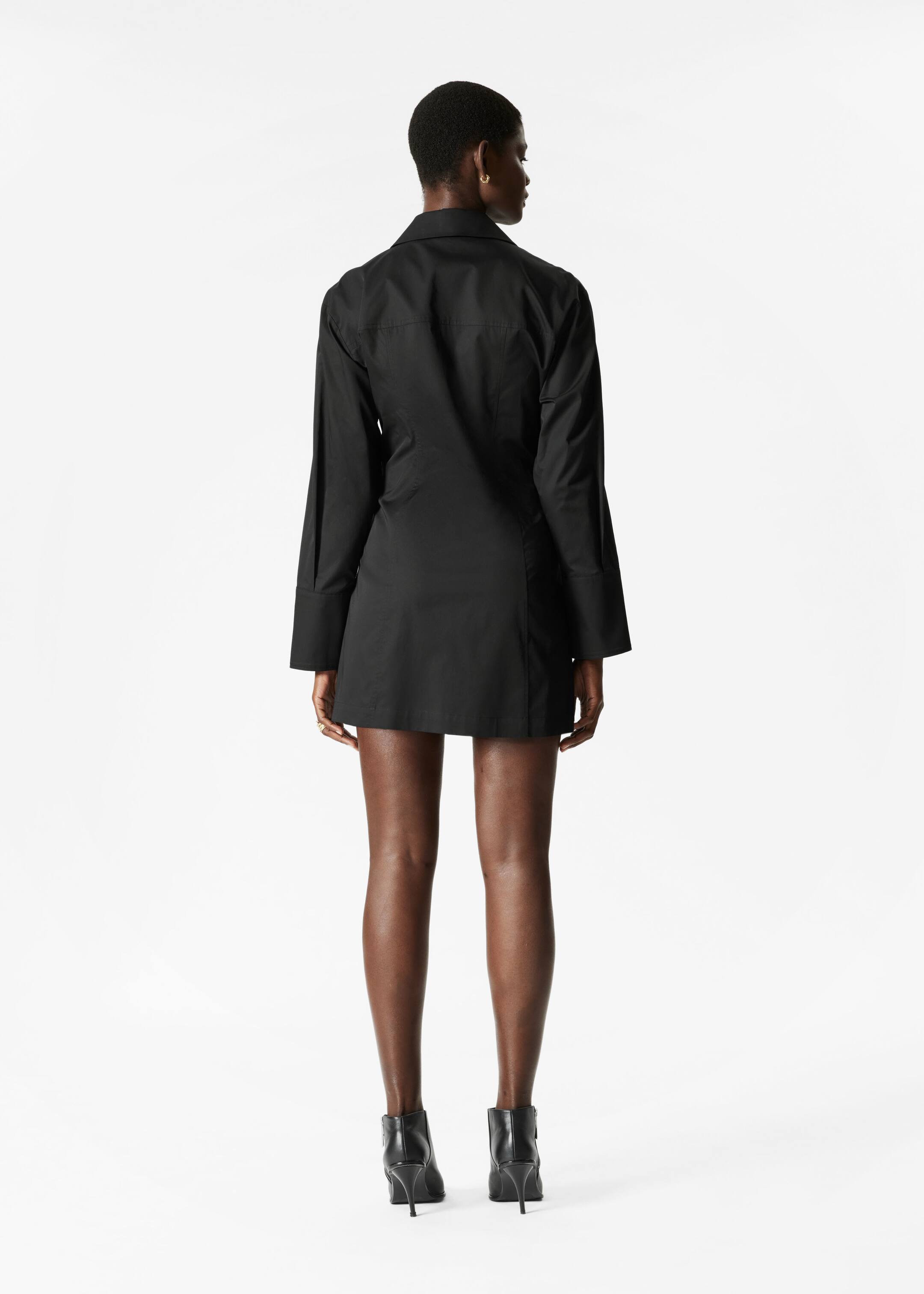 Visualizza immagine più grande: Mini chemisier a portafoglio - Nero - DONNA | H&M IT 4