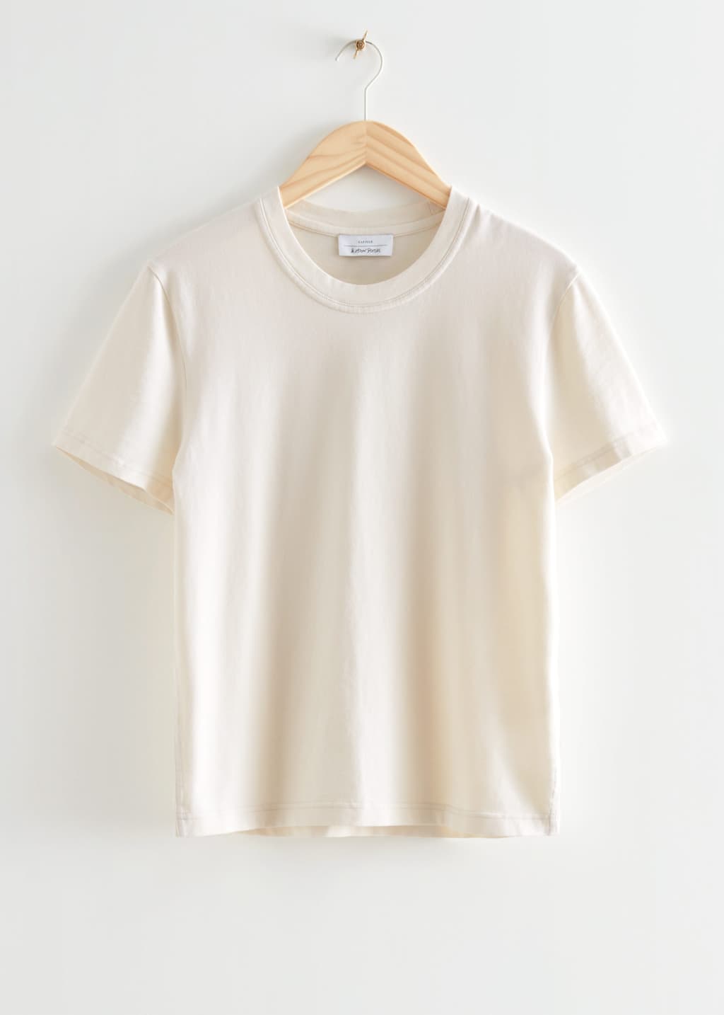 RelaxedCrewneckT-Shirt - Cream - Bodegón