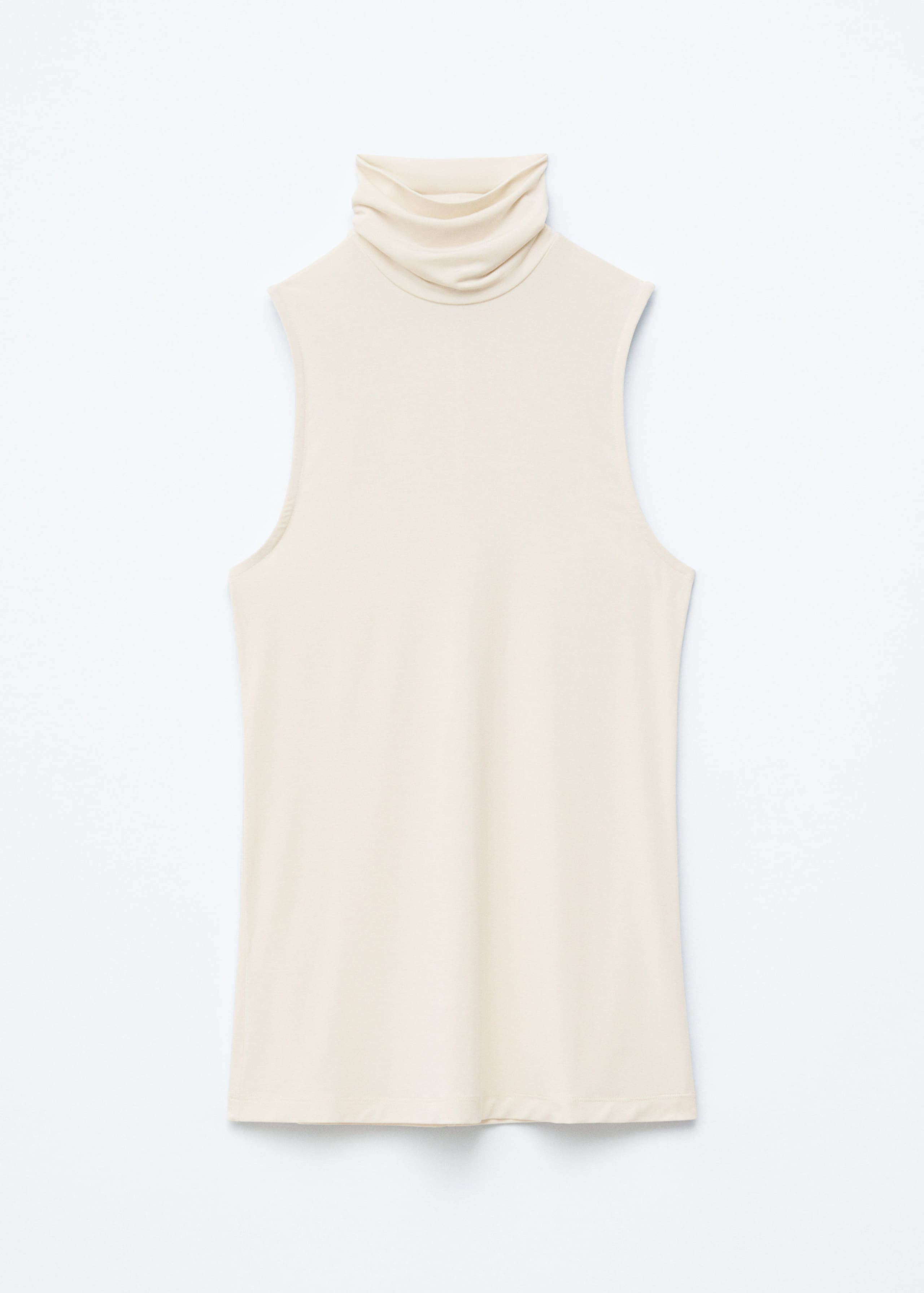 Image of Sleeveless Turtleneck Top