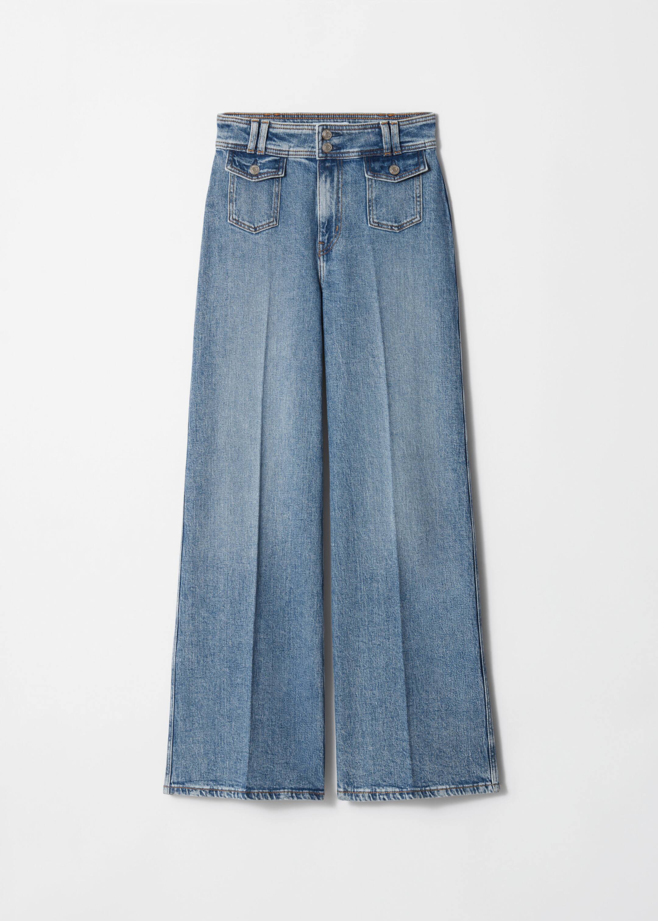 Visualizza immagine più grande: Jeans svasati con pieghe pressate - Azzurro lavato - DONNA | H&M IT 8