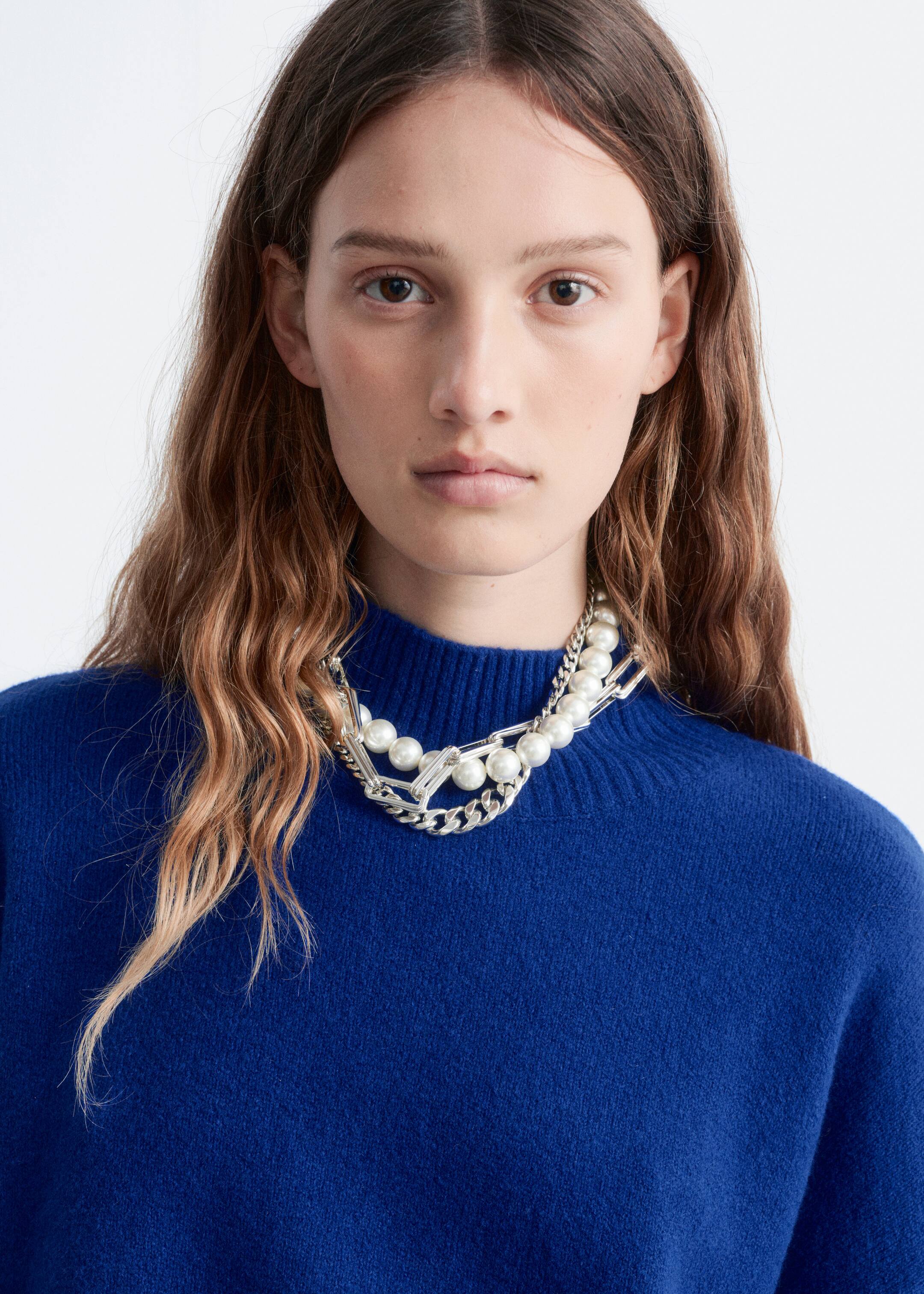 View larger image: Turtleneck Jumper - Bright Blue - Ladies | H&M GB 3