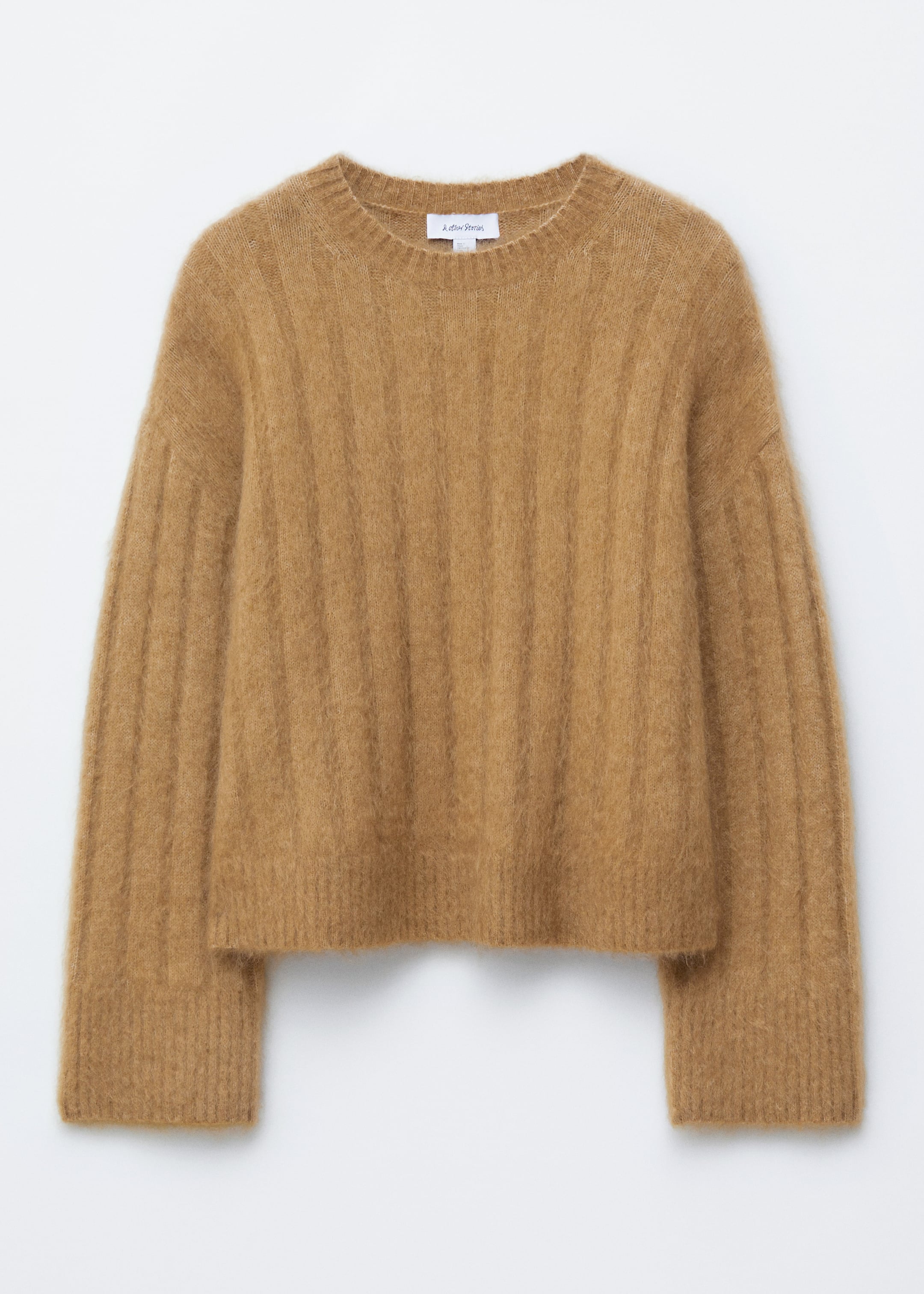 Agrandir l'image: Pull côtelé en mohair mélangé - Beige foncé - FEMME | H&M FR 6