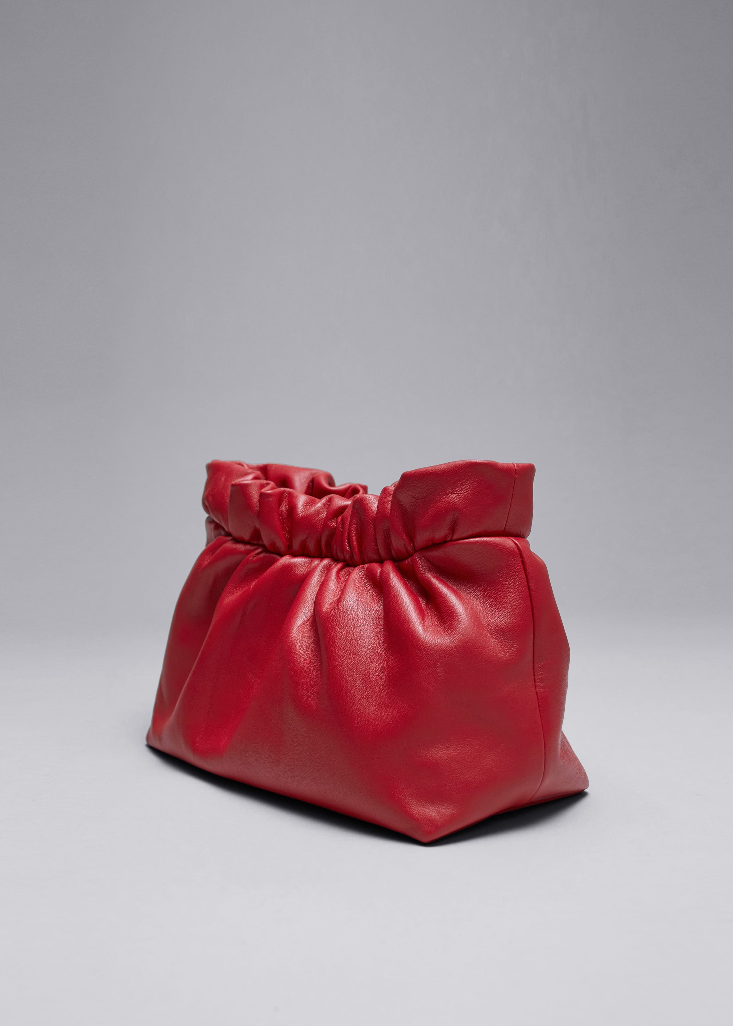 Pouch in pelle - Rosso - Natura morta