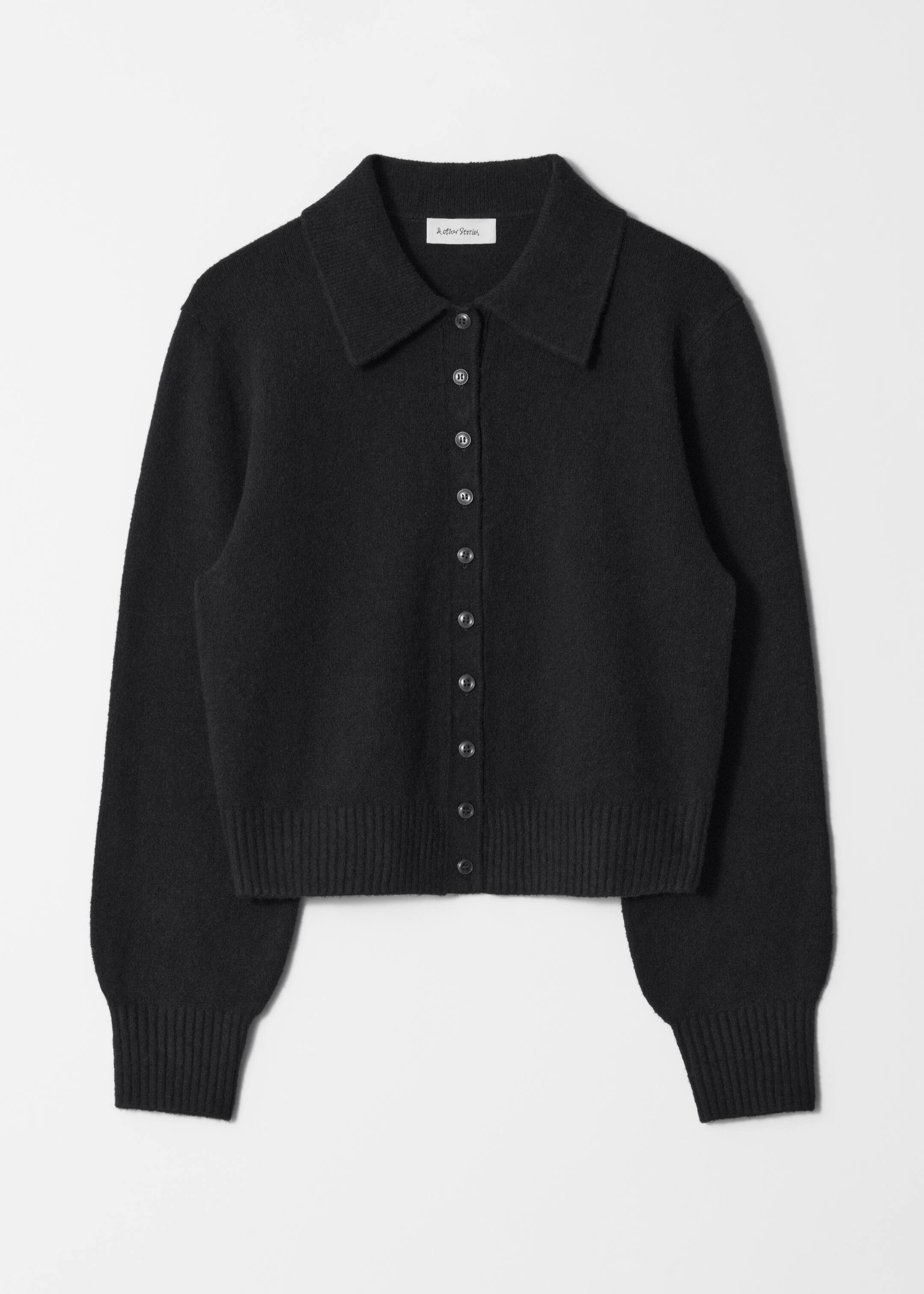 Größeres Bild ansehen: Strickjacke mit Kragen - Schwarz - Ladies | H&M DE 6