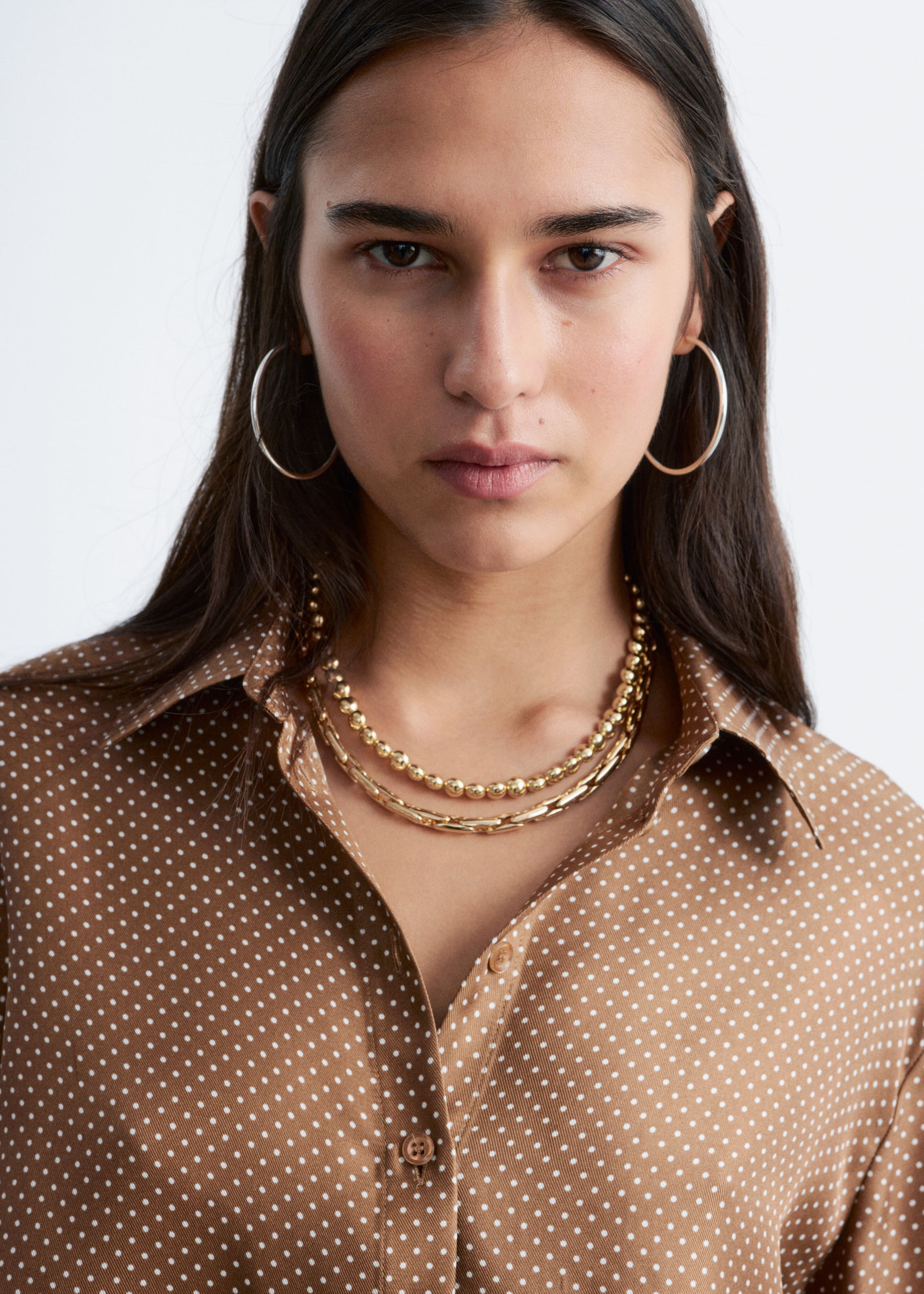 Image of Relaxed Silk Shirt