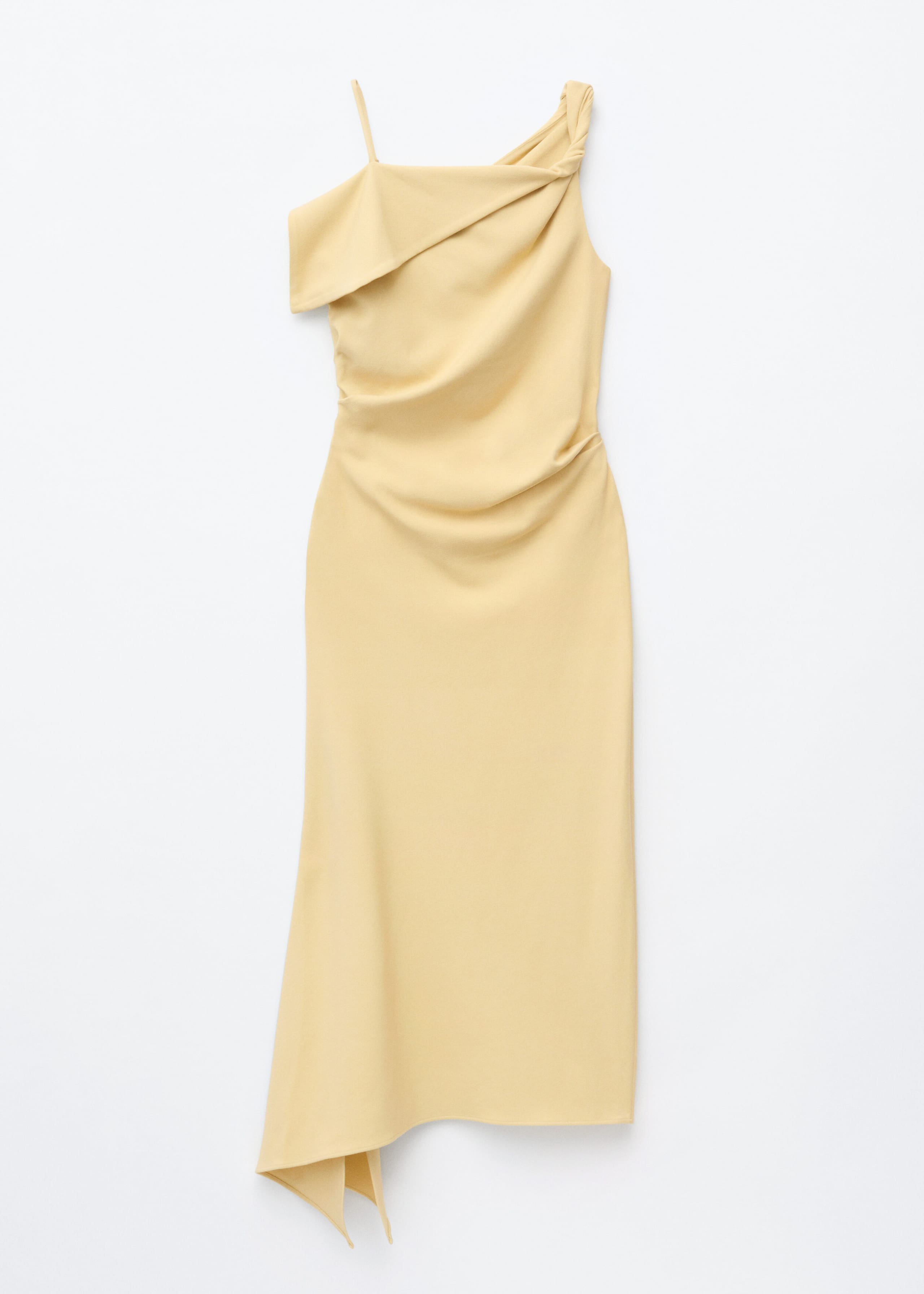 Twist-Strap Maxi Dress - Light Yellow - Still Life