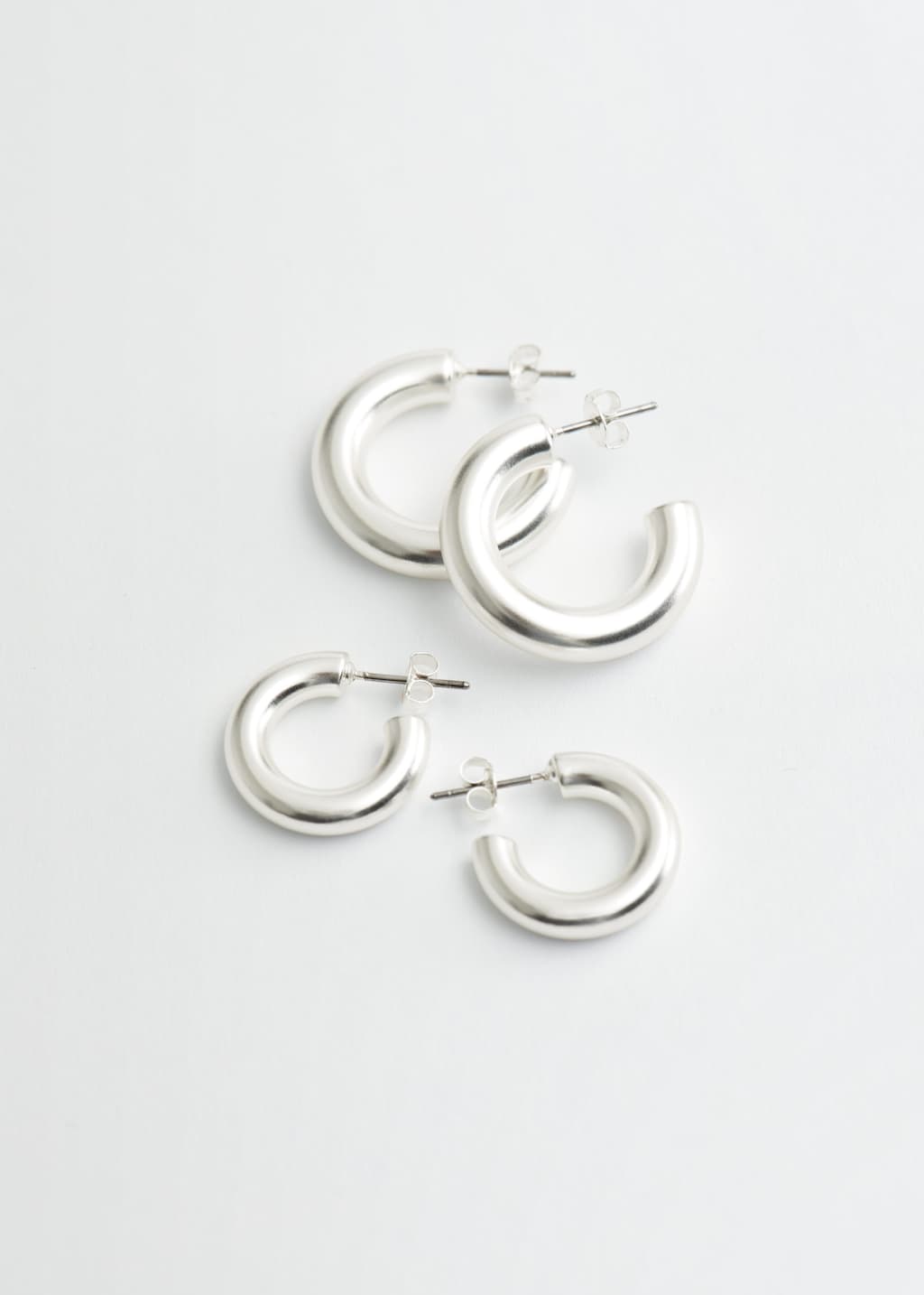 Chunky Open Hoop Earring Set