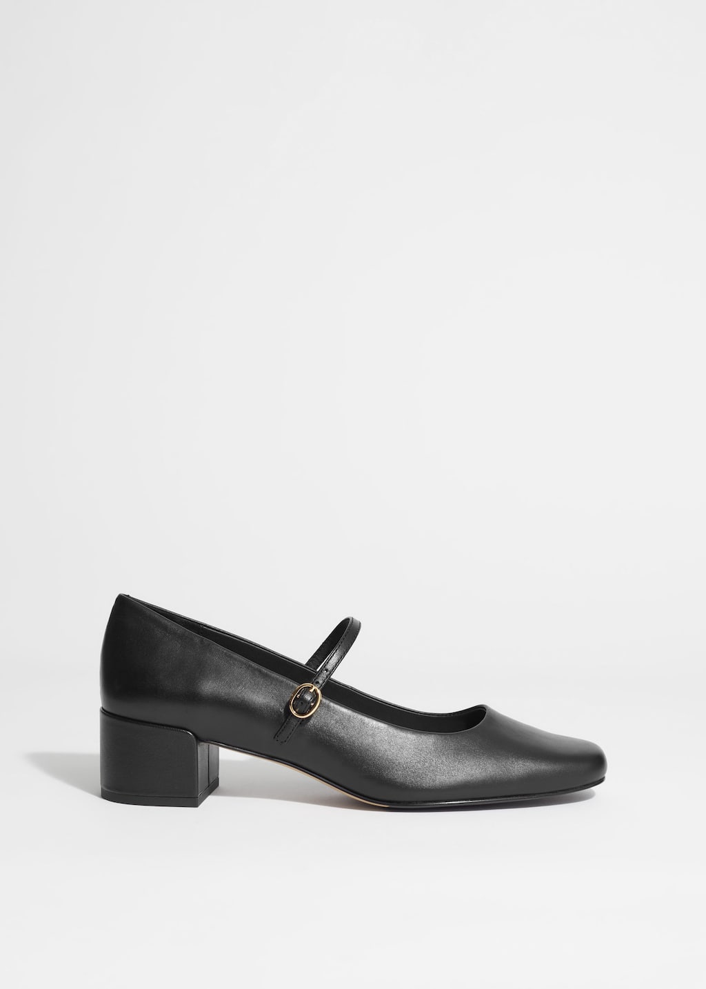 Mary-Jane-Pumps aus Leder - Schwarz - Stillleben