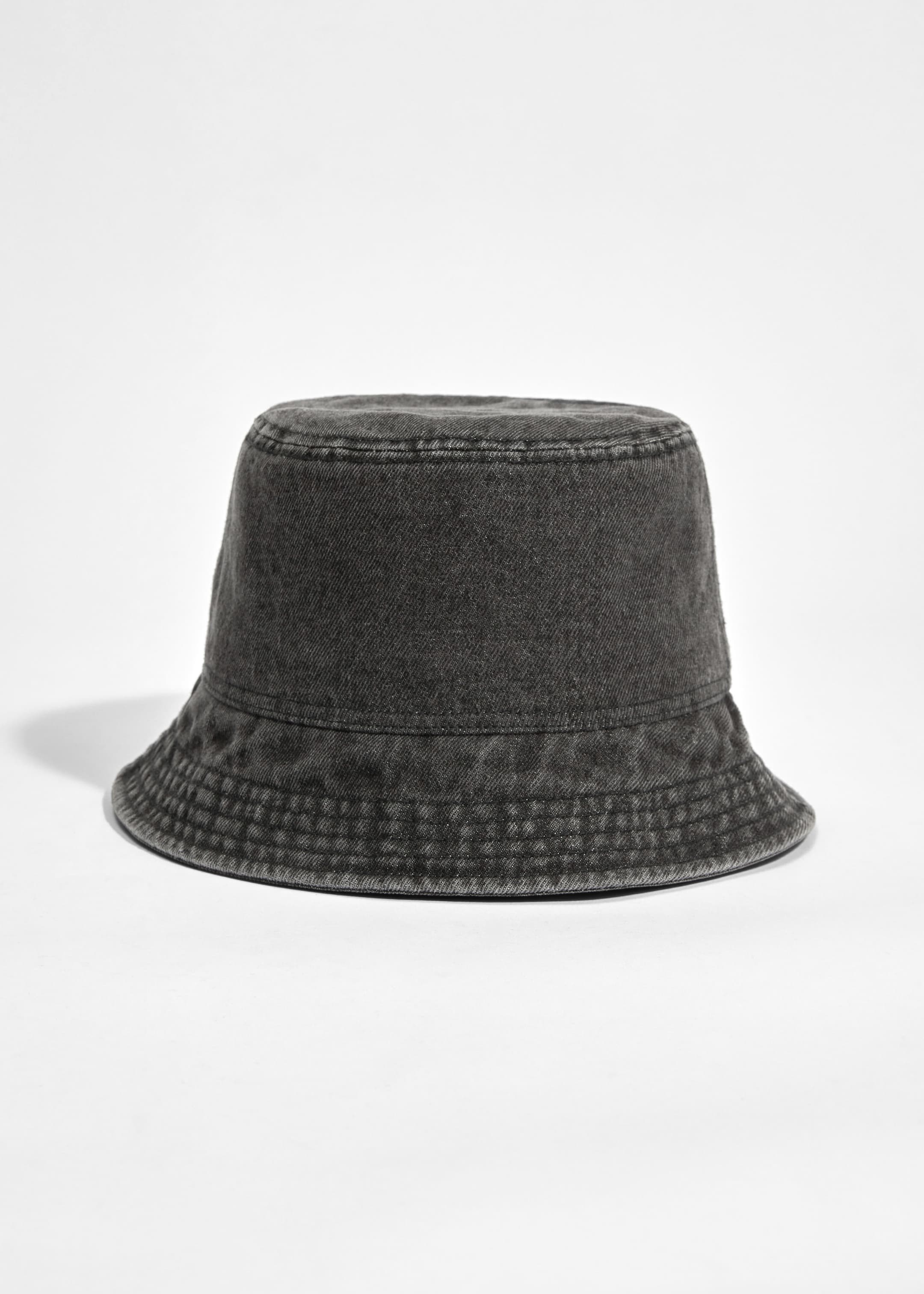 Zobacz większy obraz: Dżinsowy kapelusz bucket hat - Sprany czarny - ONA | H&M PL 1
