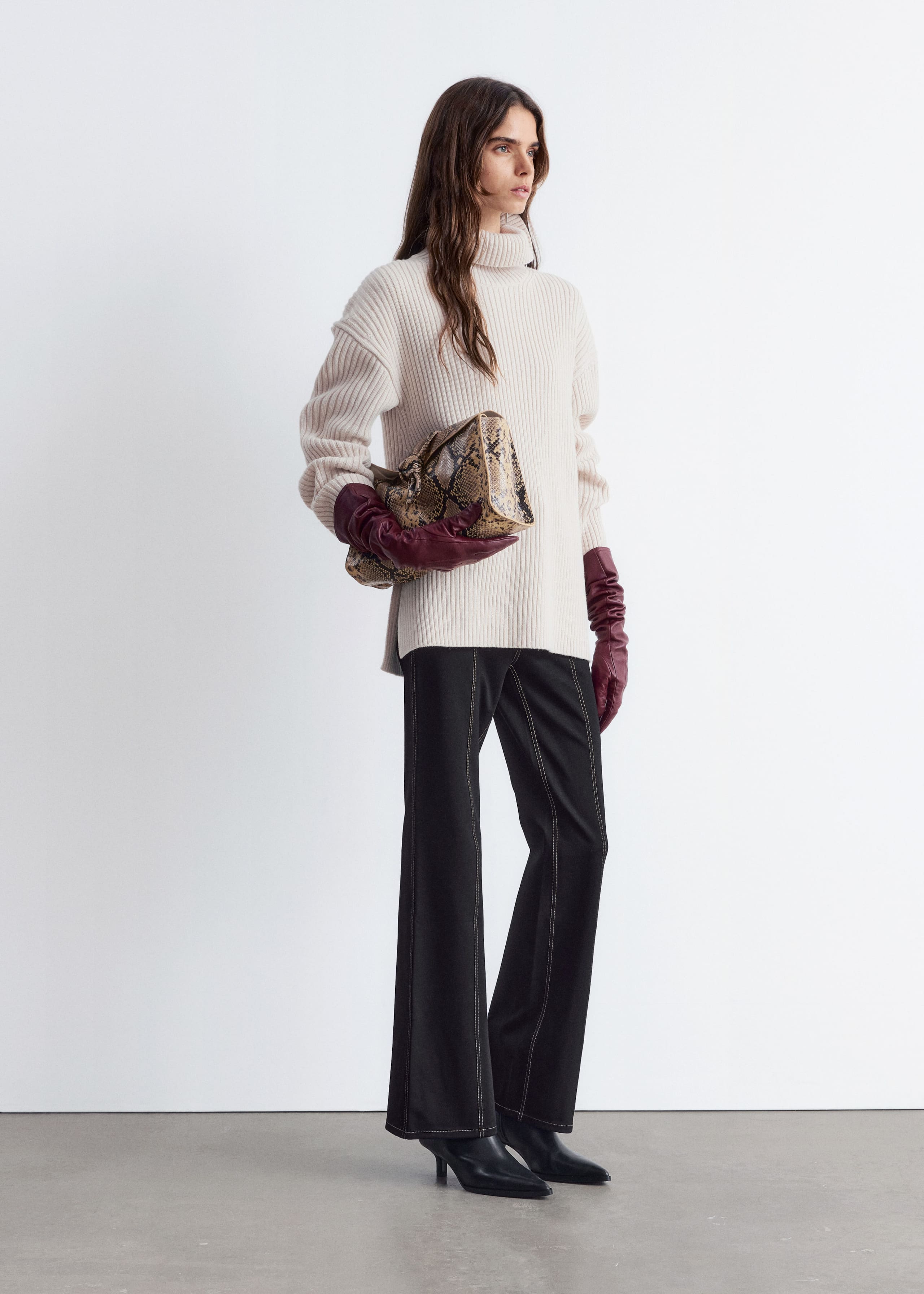 Image of Turtleneck Wool-Knit Jumper