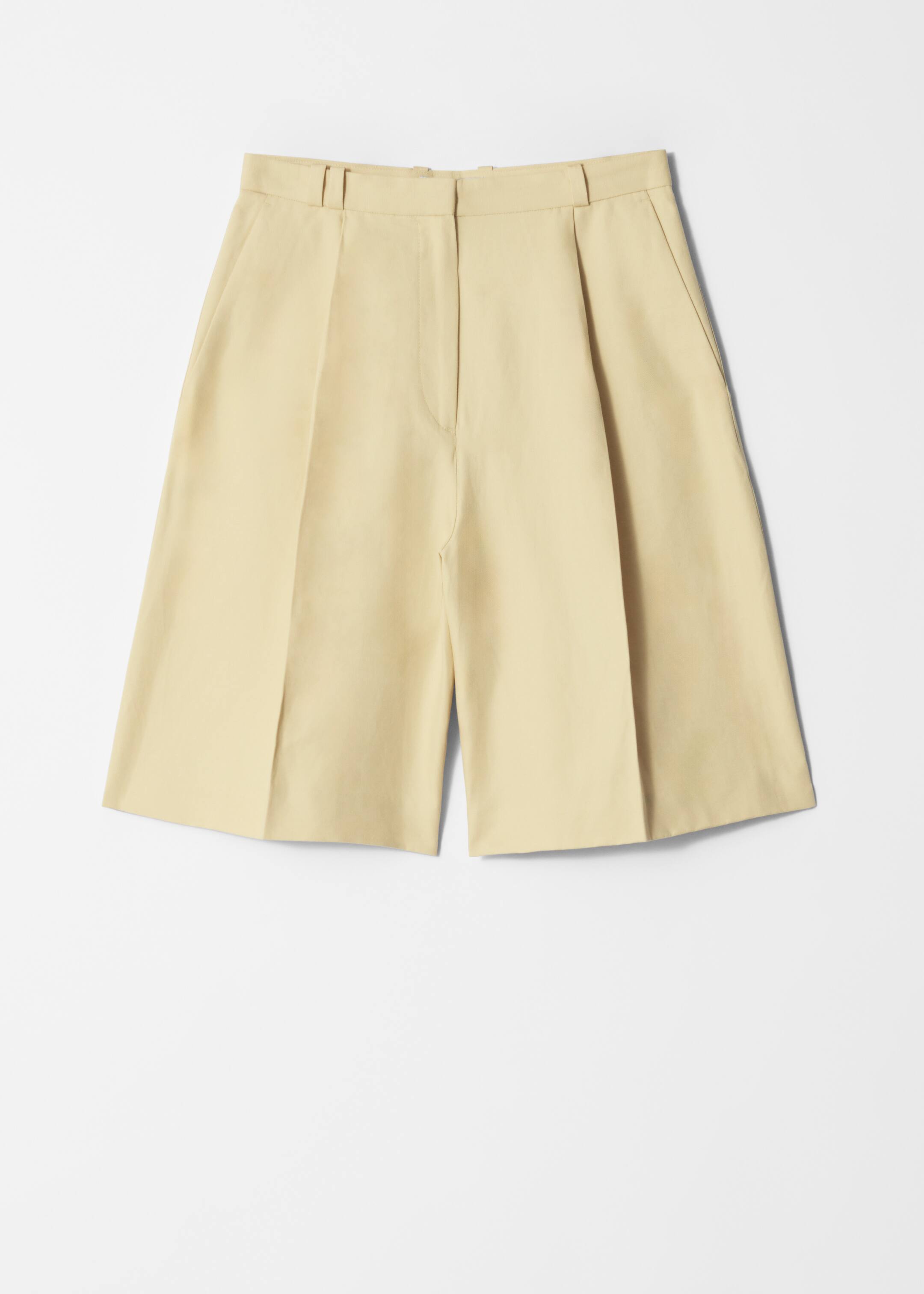 Grotere afbeelding bekijken: Elegante bermudashort - Pastel Yellow - DAMES | H&M BE 5
